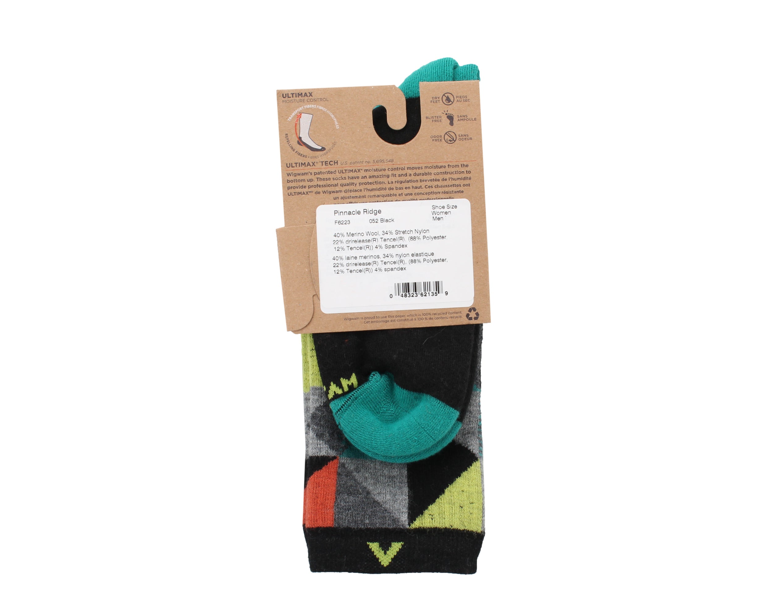 WigWam Traverse Peak Crew Men's Socks