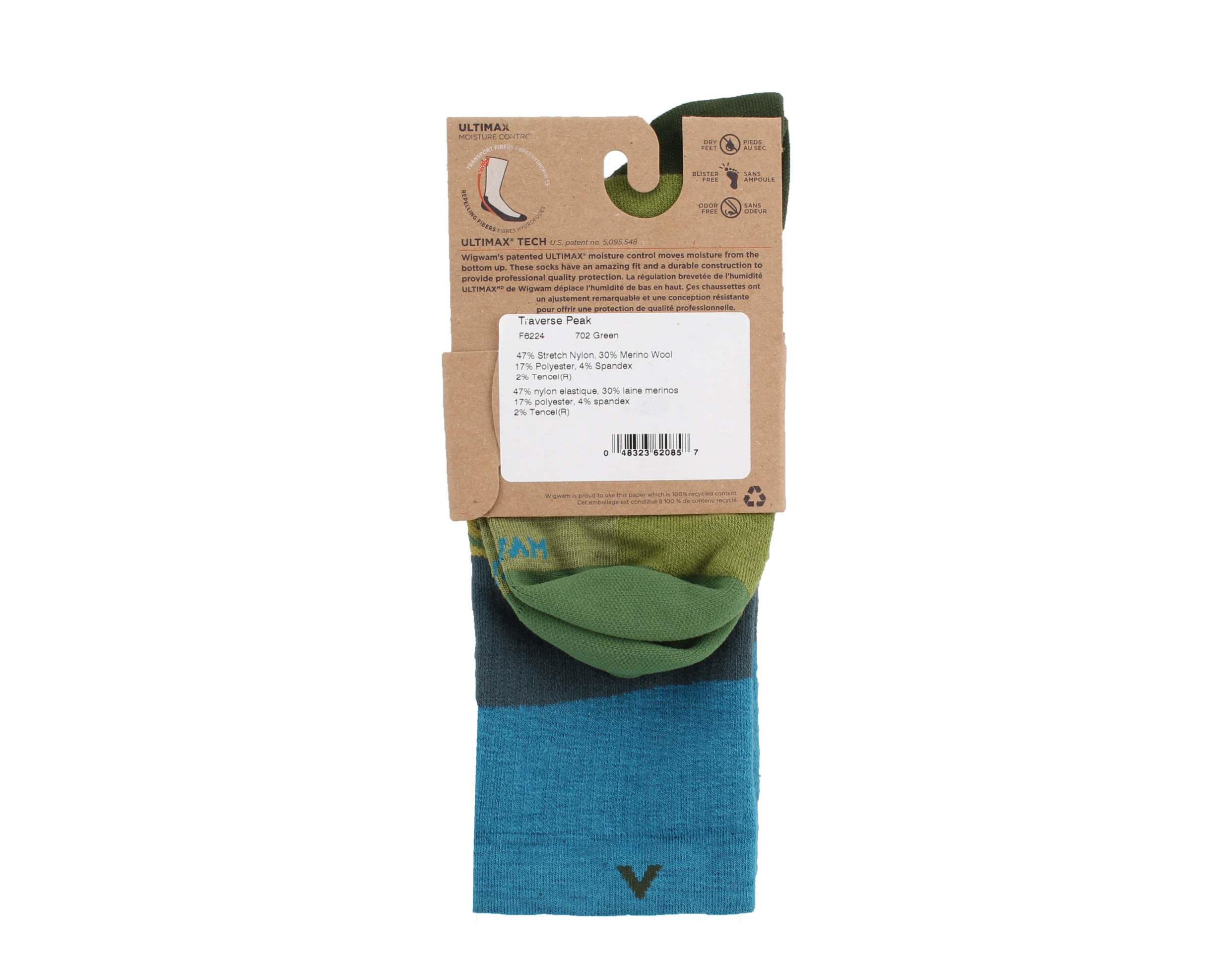 WigWam Traverse Peak Crew Men's Socks