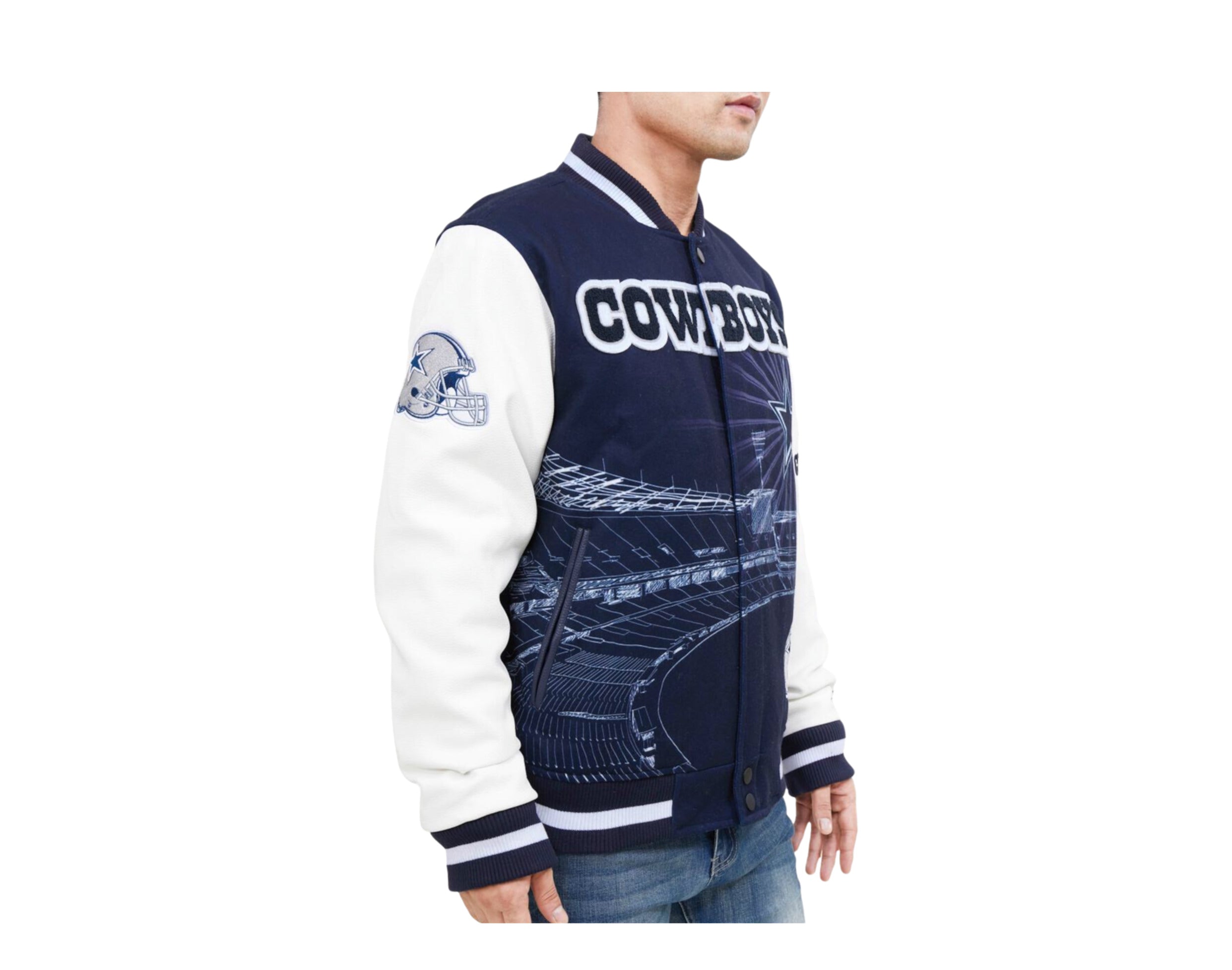 Pro Standard NFL Dallas Cowboys Remix Varsity Jacket