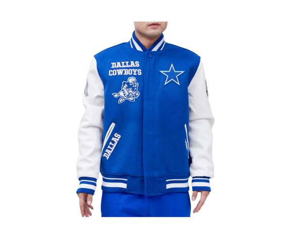 DALLAS COWBOYS CLASSIC WOOL VARSITY JACKET (BLACK) – Pro Standard