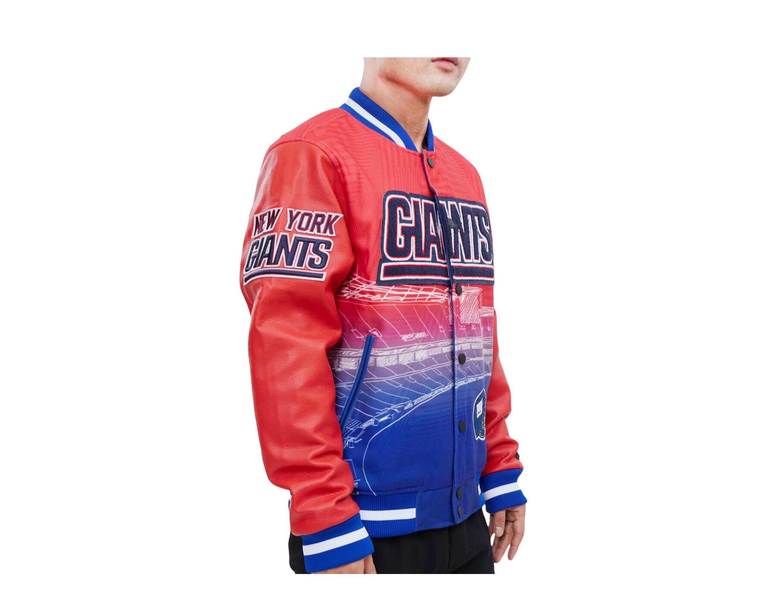 Pro Standard NFL New York Giants Remix Varsity Jacket