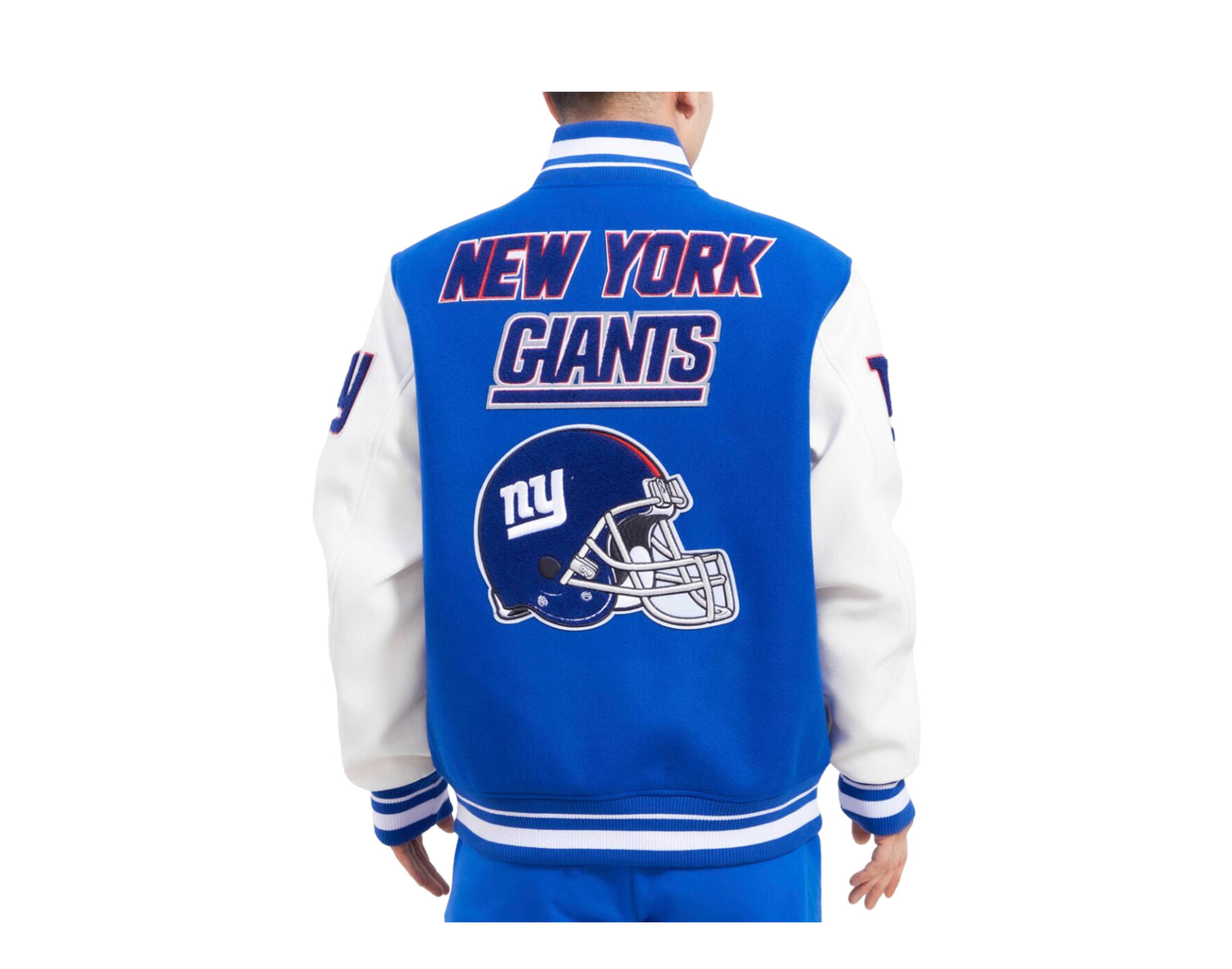 Pro Standard NFL New York Giants Mash Up Logo Varsity Men's Jacket