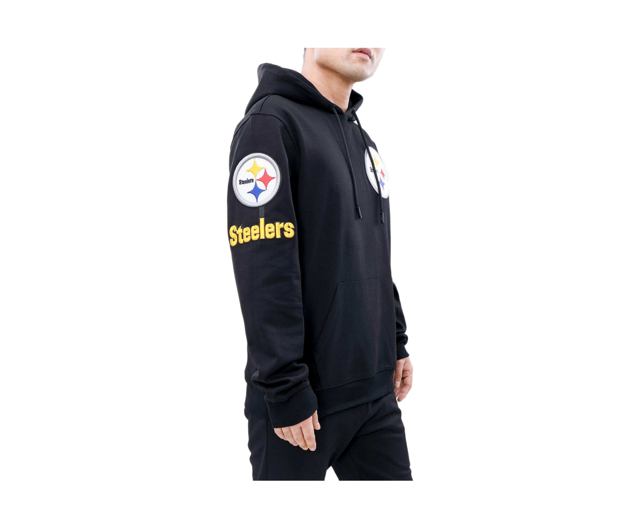 New Era NFL Team Logo Pittsburgh Steelers Hoodie Black XS Man