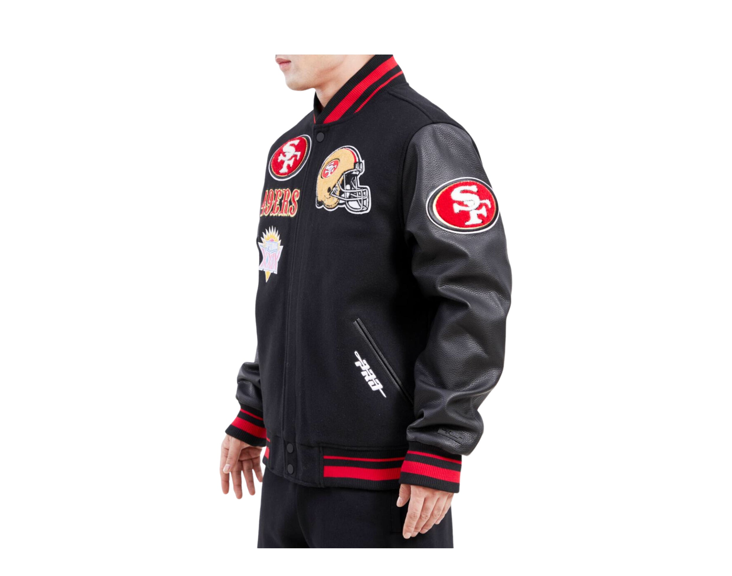 Pro Standard NFL San Francisco 49ers Mash Up Logo Varsity Men's Jacket