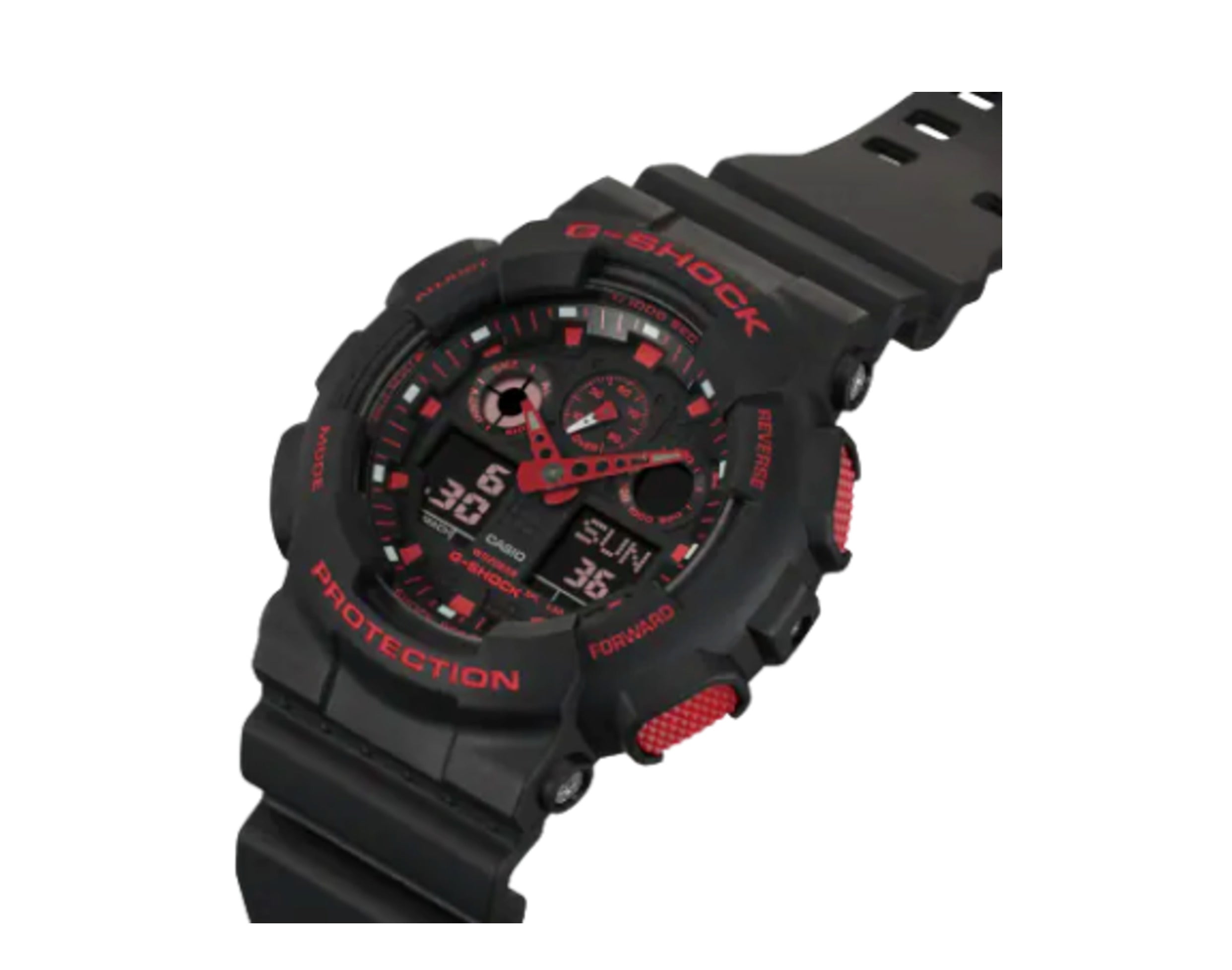 Casio G-Shock GA100BNR Analog-Digital Resin Watch