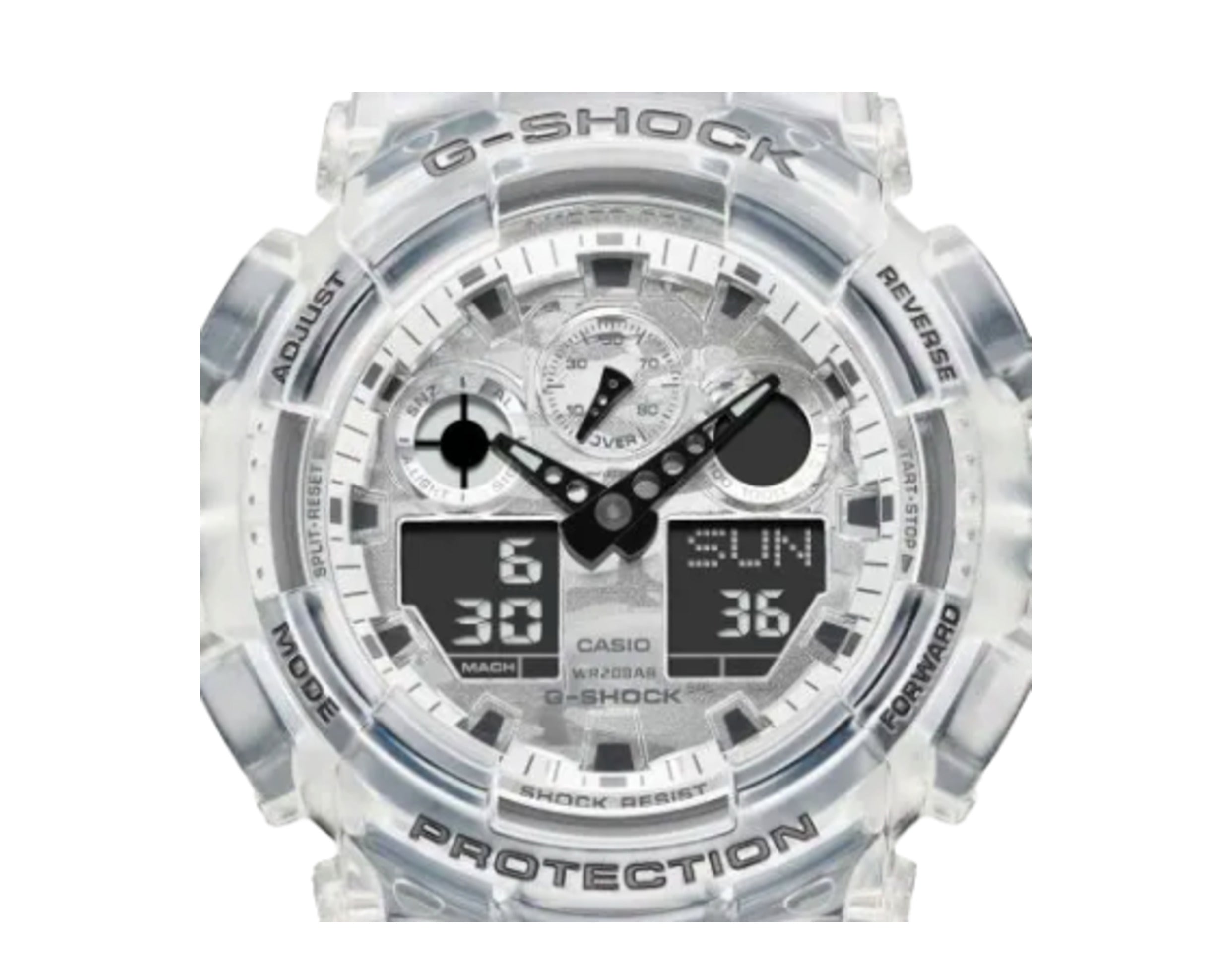 Casio G-Shock GA100SKC Analog Digital Resin Watch