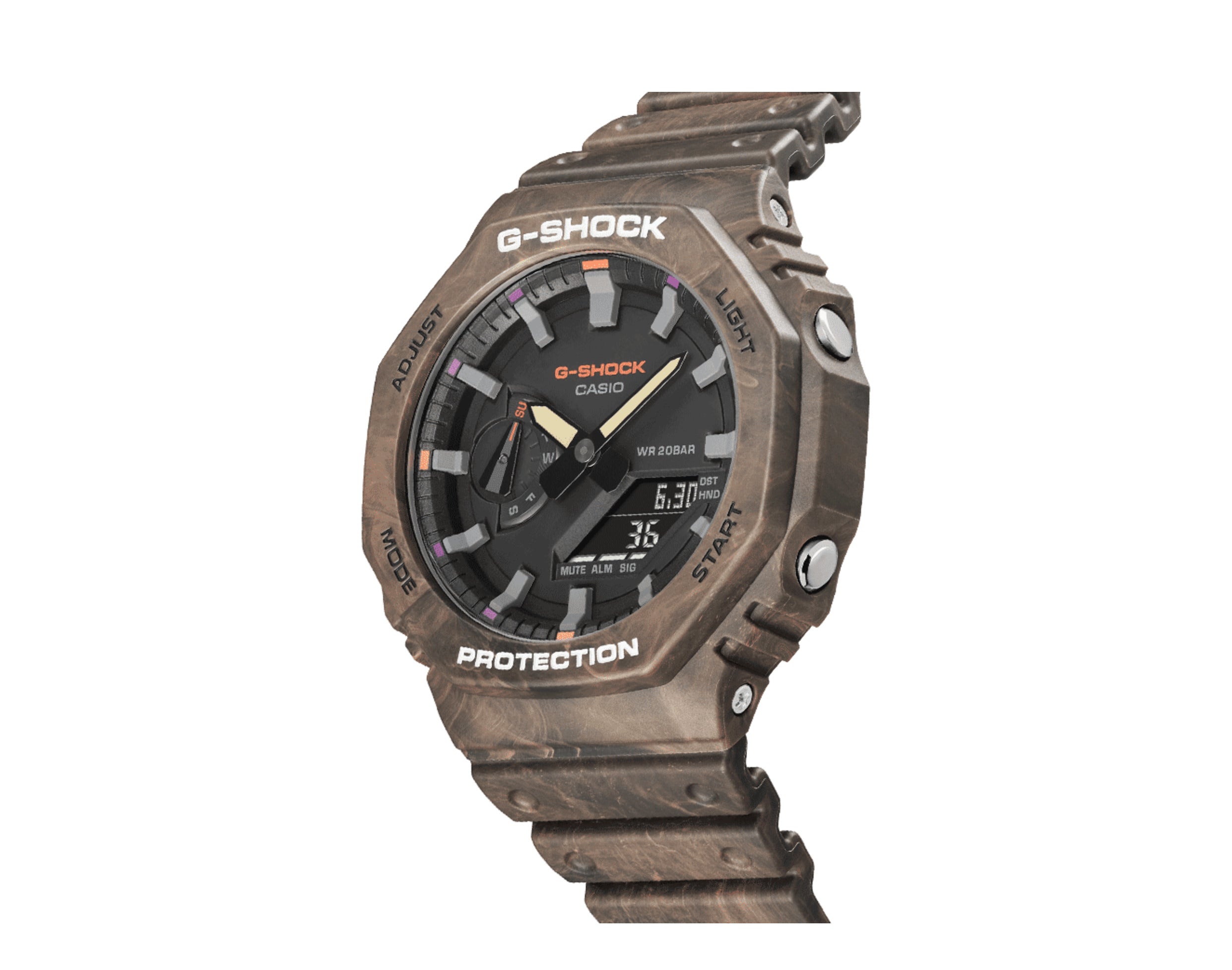 Casio G-Shock GA2100FR Mystic Forest Analog-Digital Carbon Resin Watch