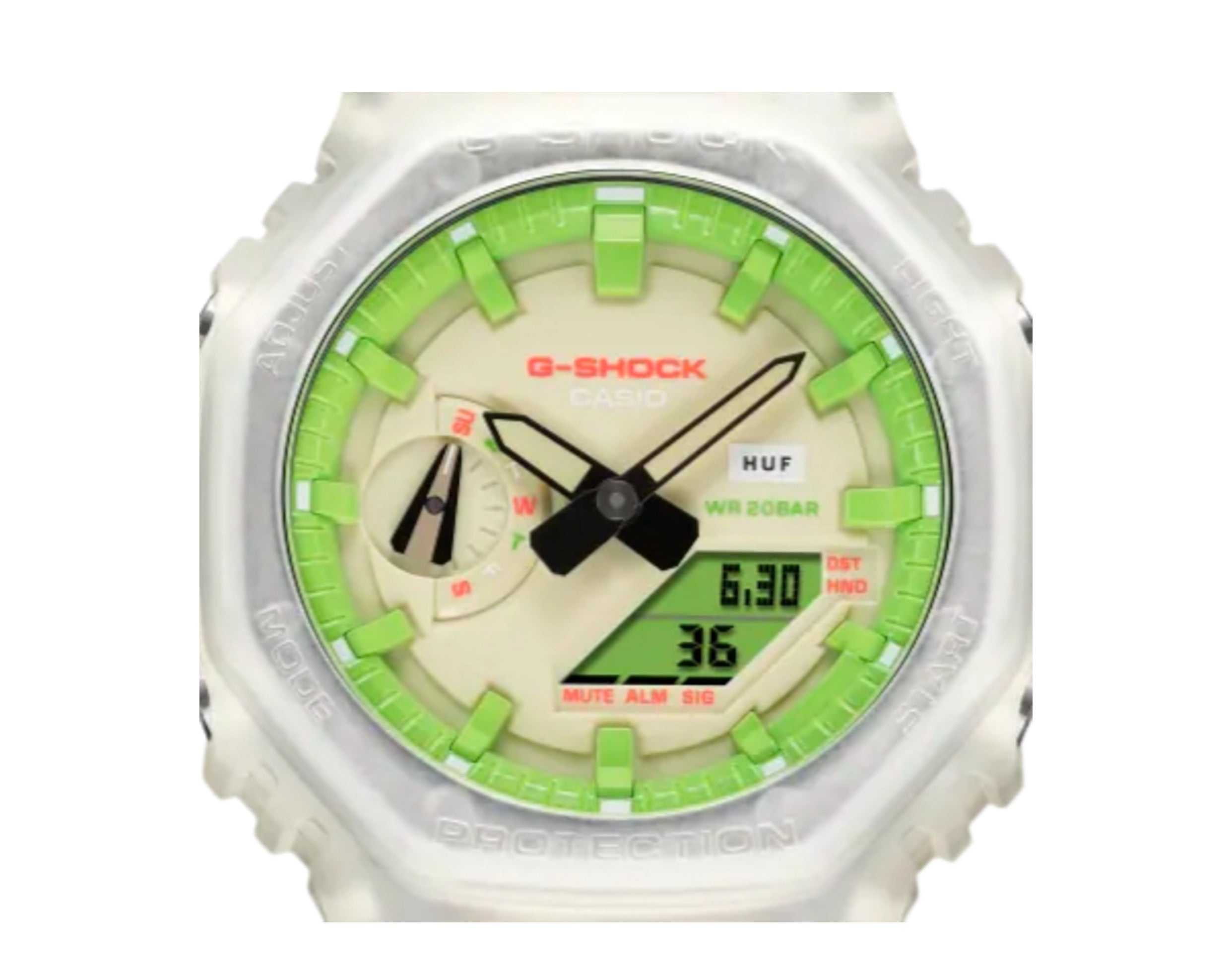 Casio G-Shock x HUF GA2100HUF Analog-Digital Resin Watch