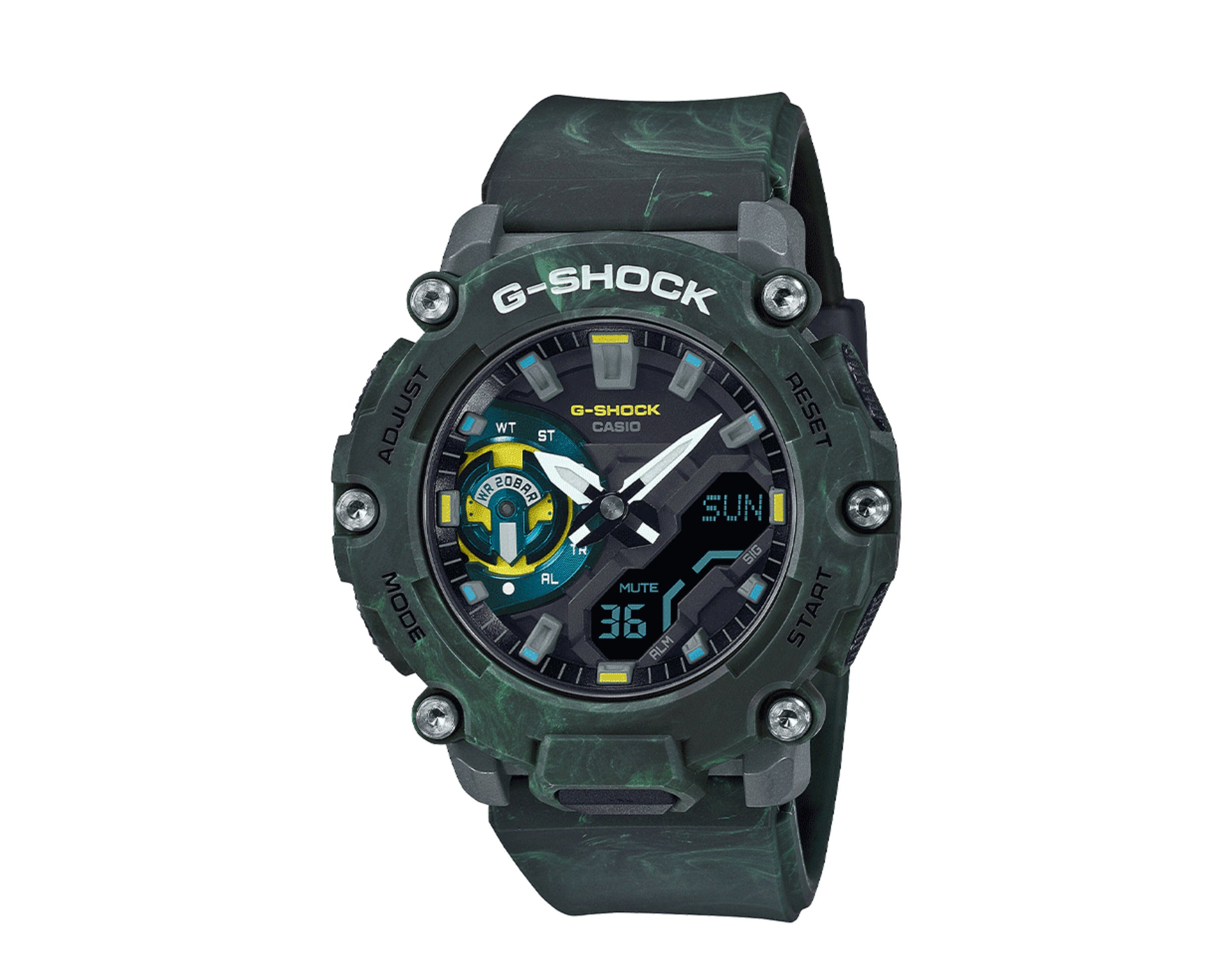 Casio G-Shock GA2200MFR Mystic Forest Analog-Digital Resin Watch