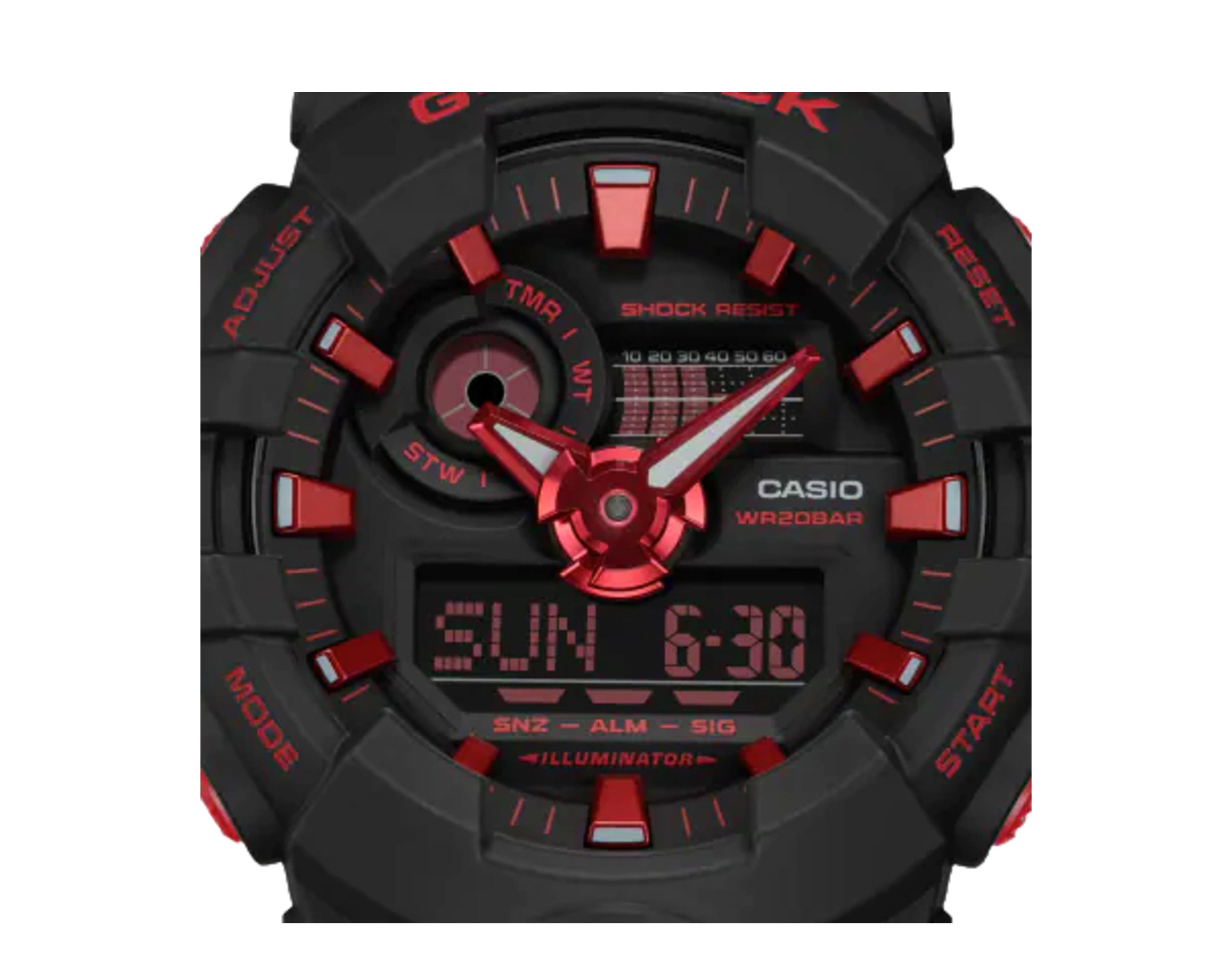 Casio G-Shock GA700BNR Analog Digital Resin Watch