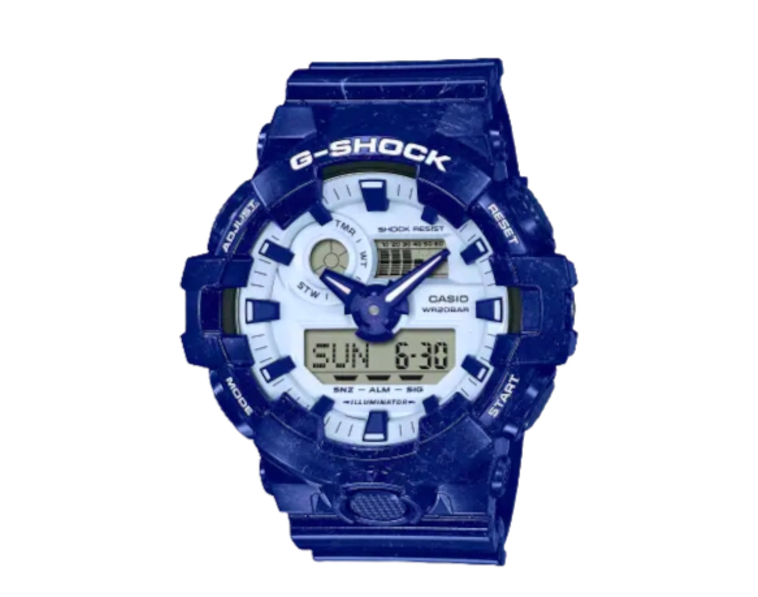 Casio G-Shock GA700BWP Chinese Porcelain Pack Analog-Digital Resin Watch