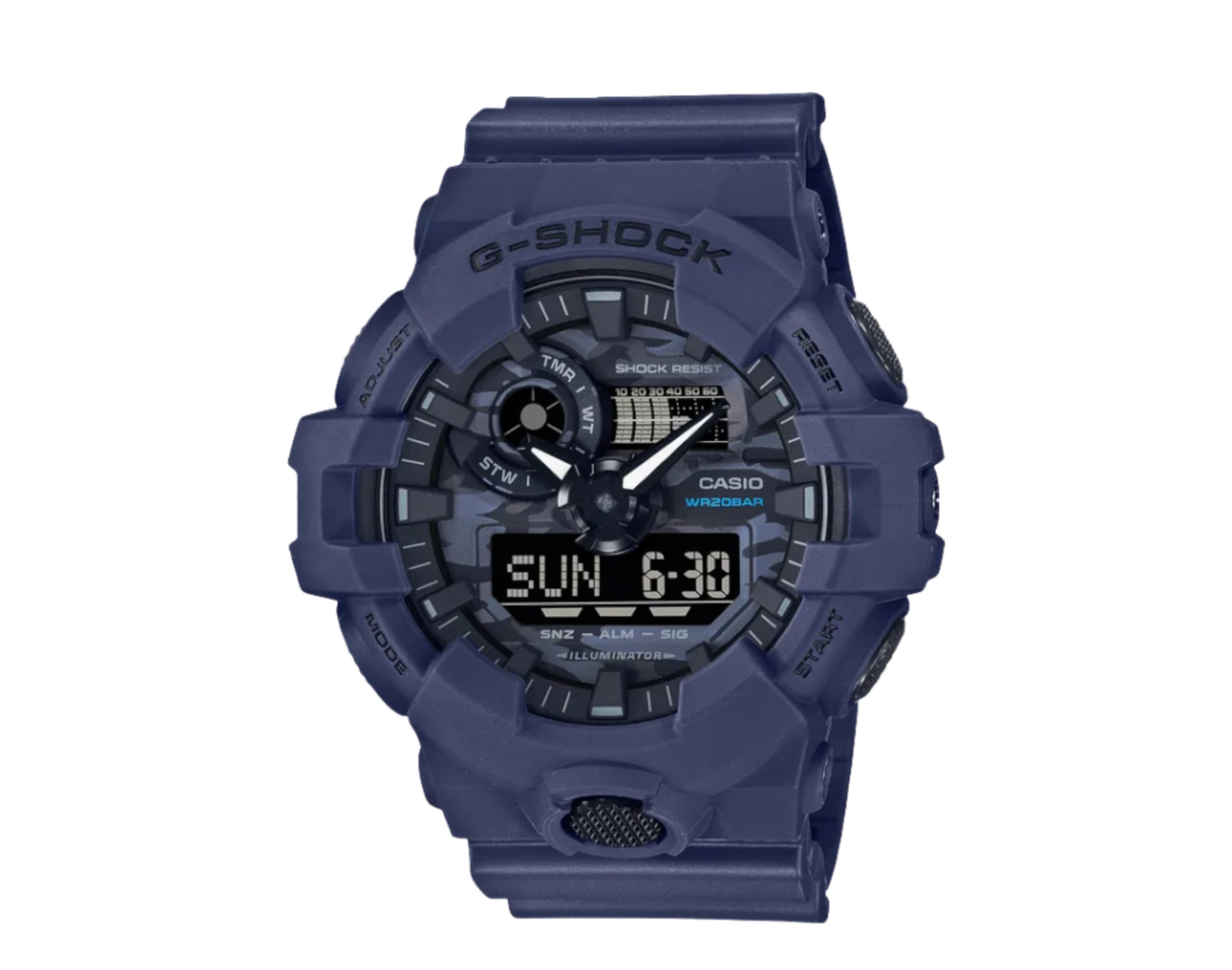 Casio G-Shock GA700CA Camouflage Analog Digital Resin Watch