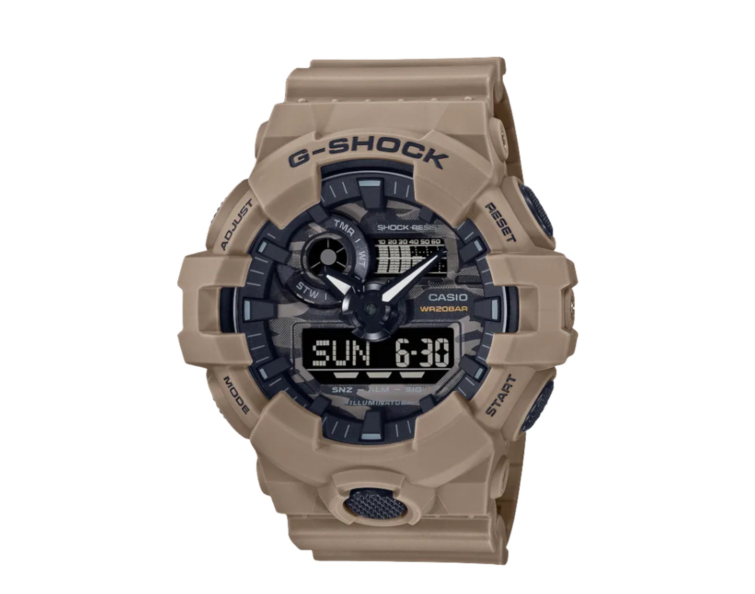 Casio G-Shock GA700CA Camouflage Analog Digital Resin Watch