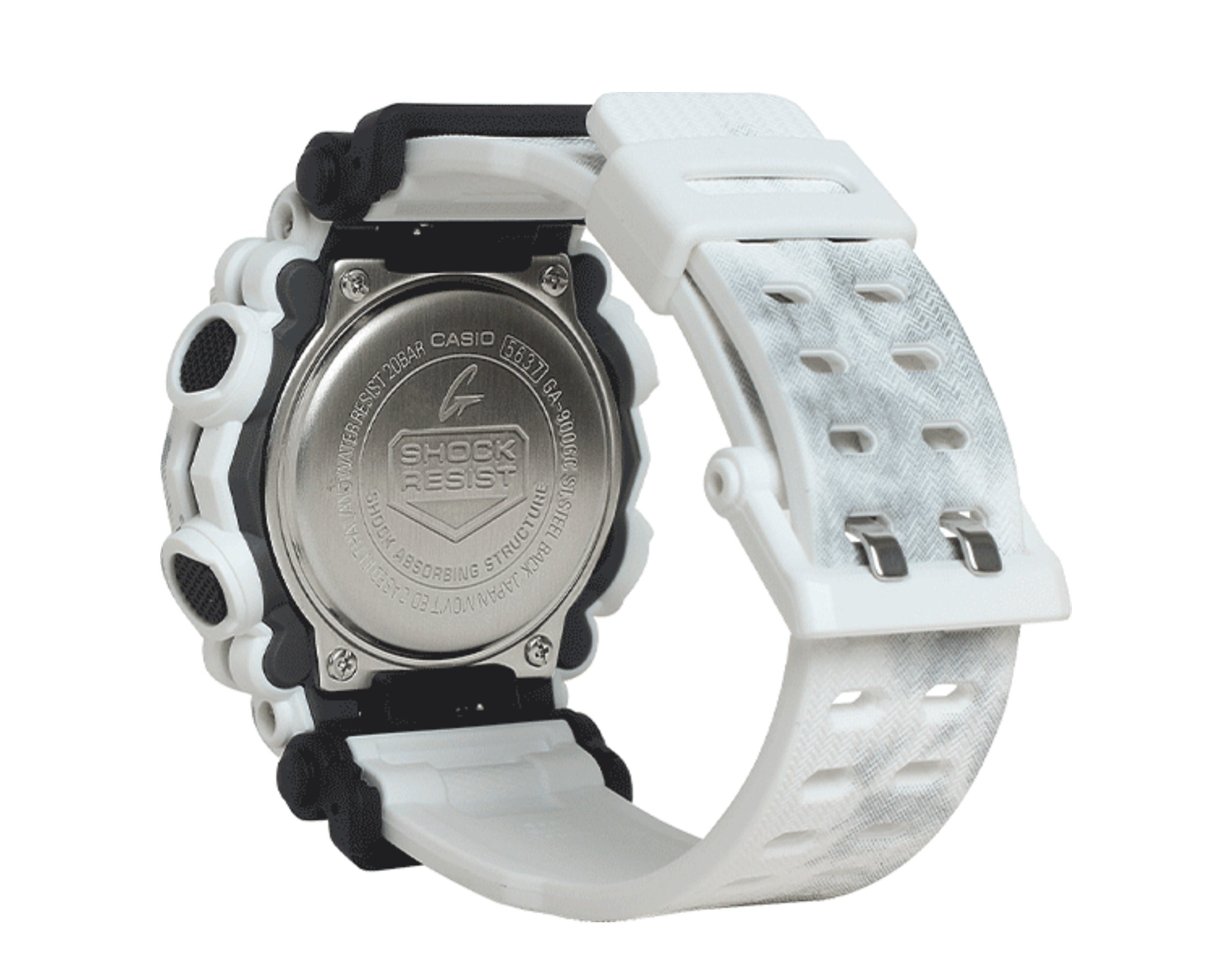 Casio G-Shock GA900GC Snow Camouflage Analog-Digital Resin Watch