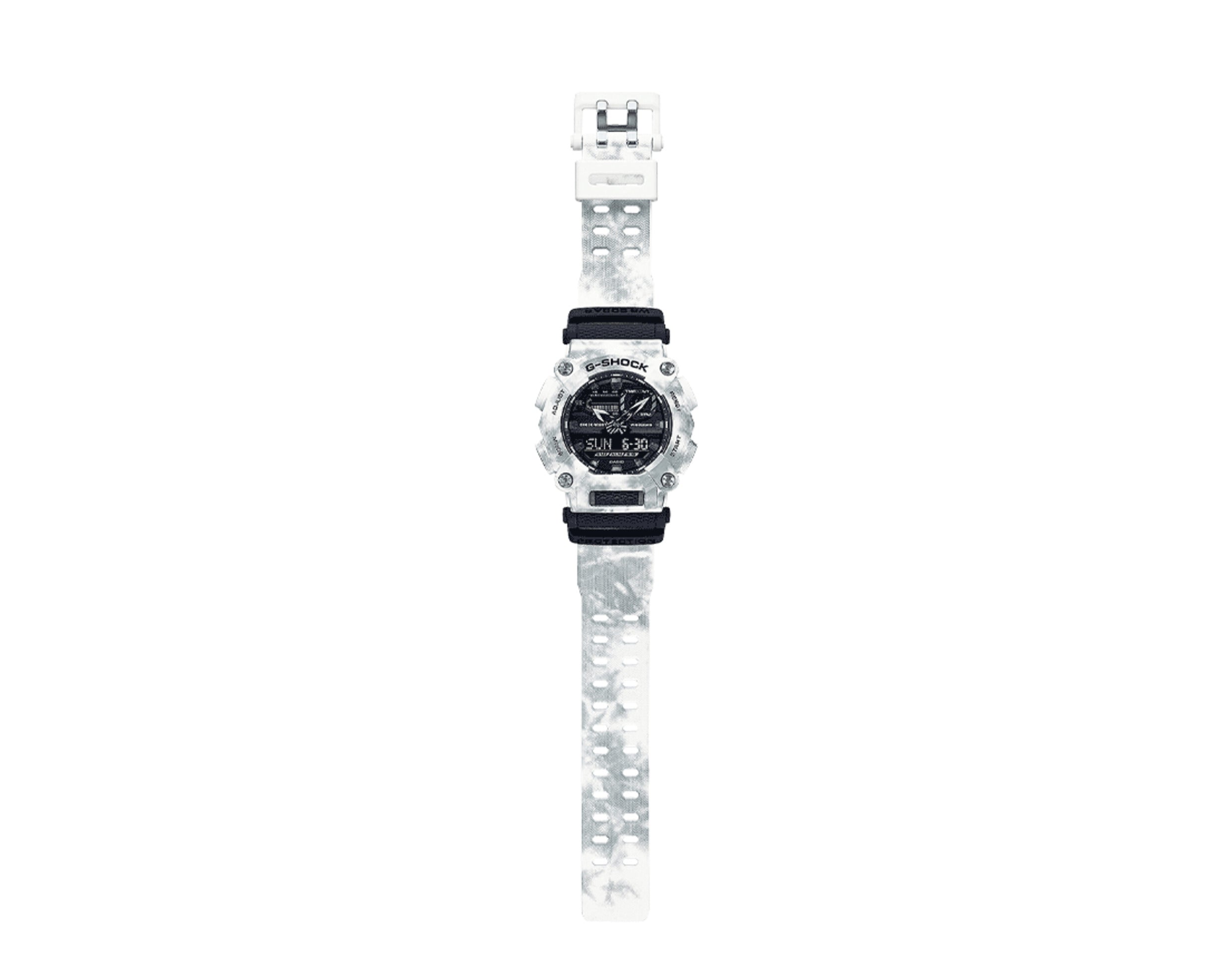 Casio G-Shock GA900GC Snow Camouflage Analog-Digital Resin Watch