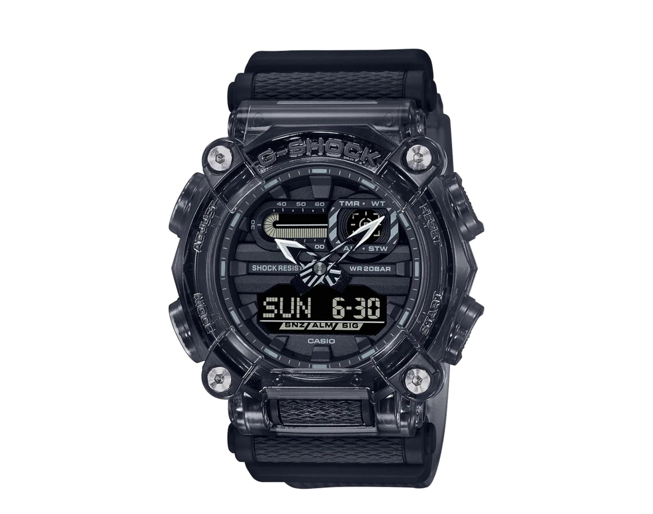 Casio G-Shock GA900SKE Transparent Pack Analog-Digital Resin Watch