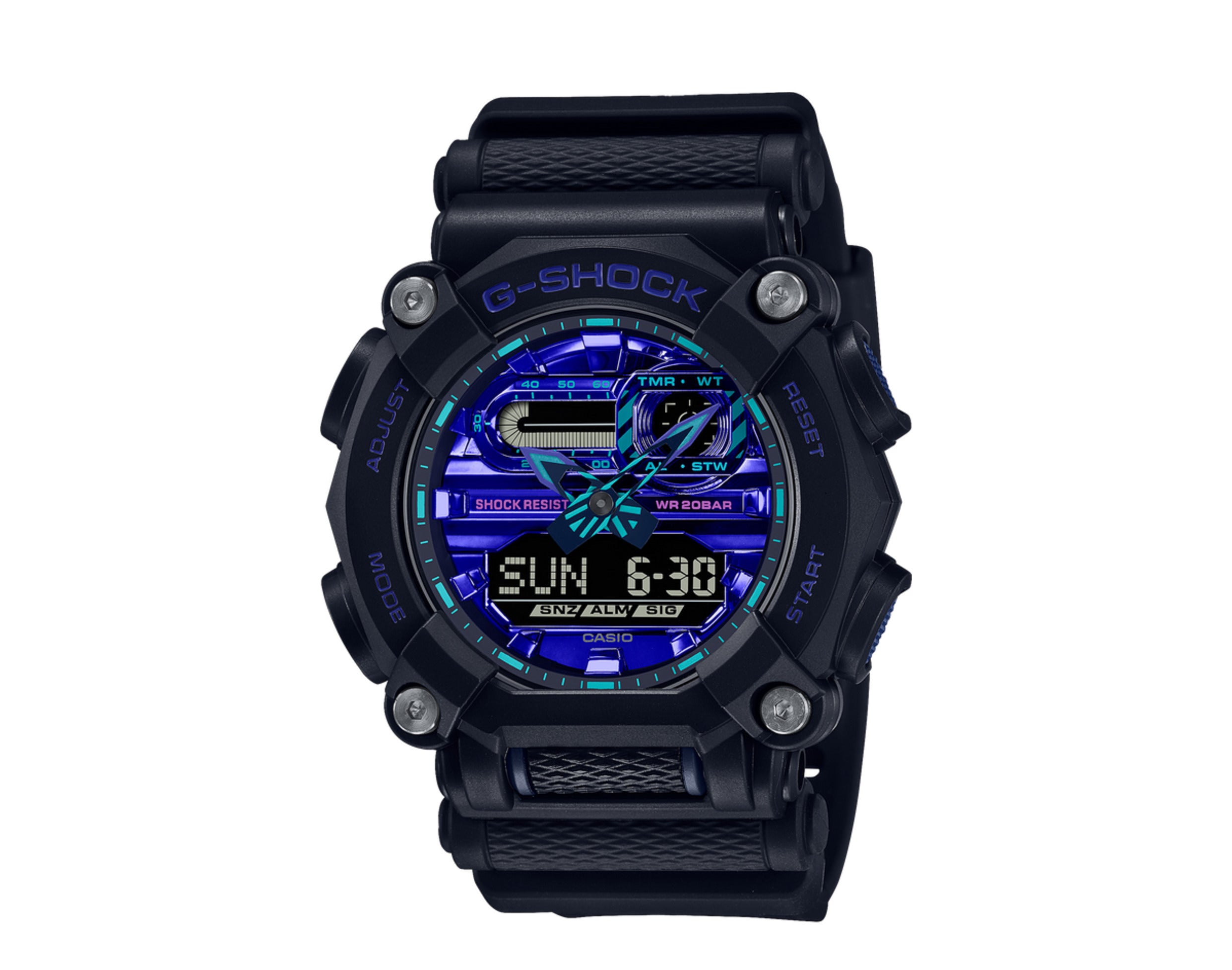 Casio G-Shock GA900VB Visual World Analog-Digital Resin Watch