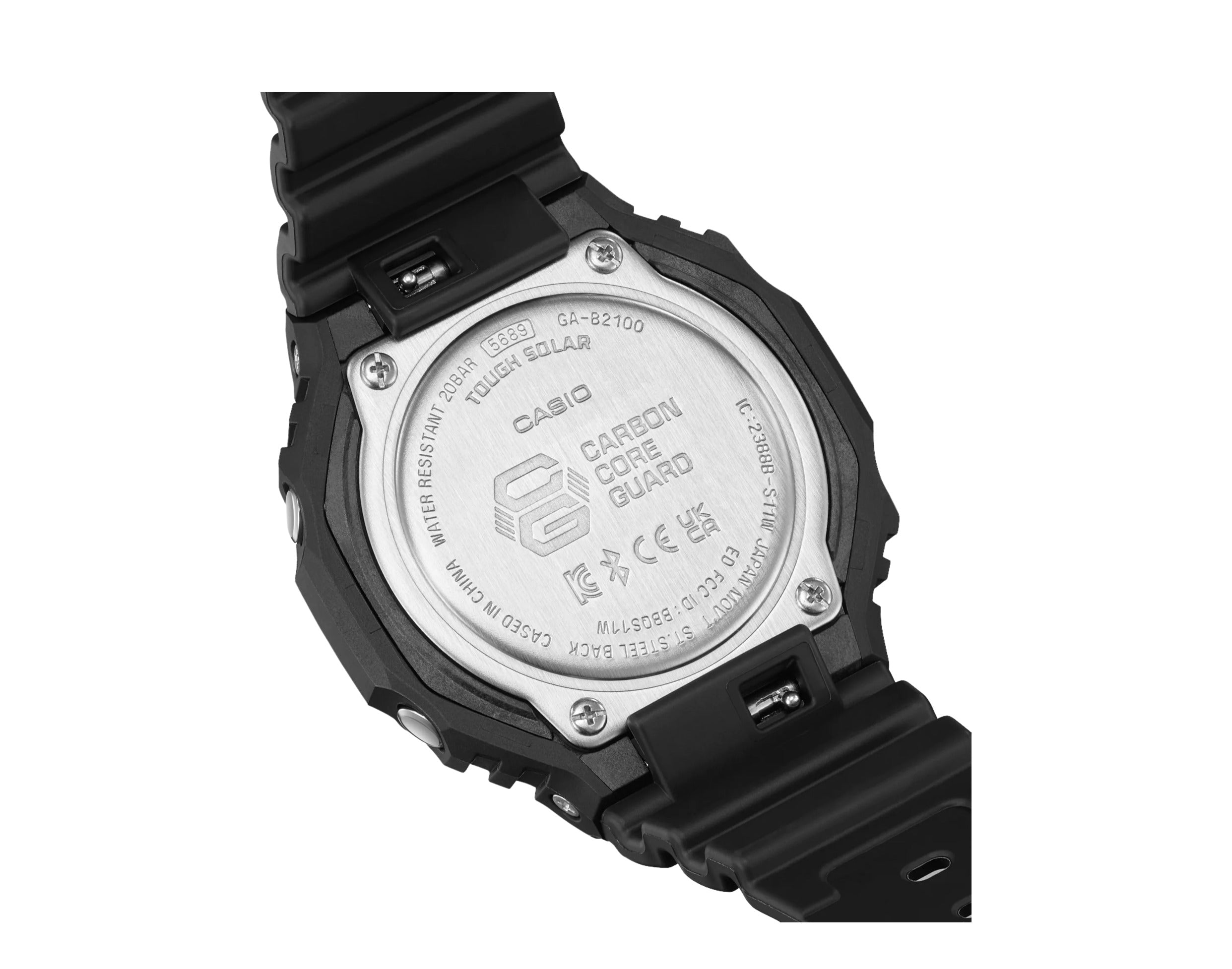 Casio G-Shock GAB2100BNR Analog-Digital Solar Resin Watch