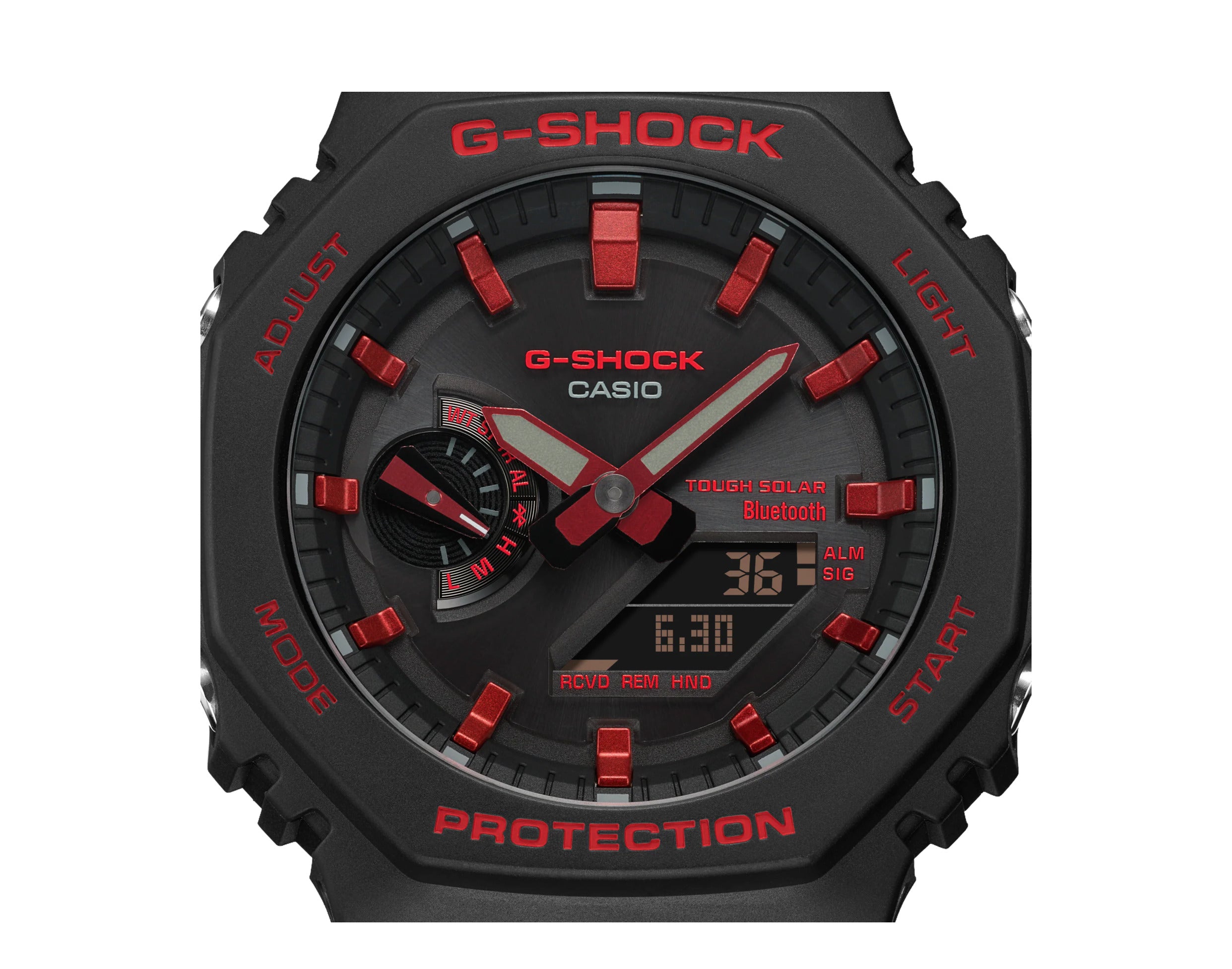 Casio G-Shock GAB2100BNR Analog-Digital Solar Resin Watch