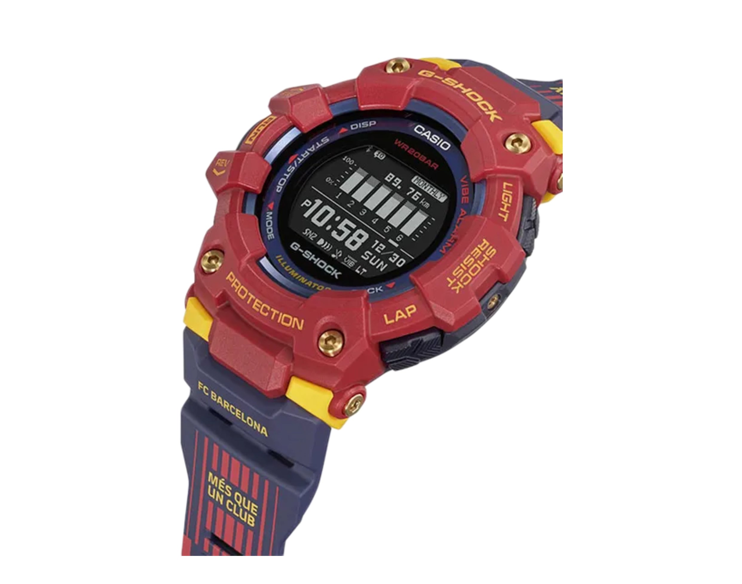 Casio G-Shock GBD100BAR FC Barcelona Digital Sport Watch