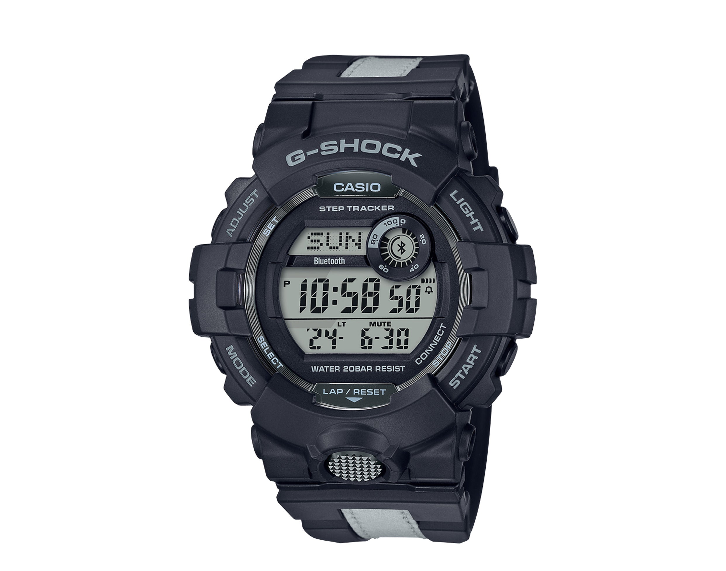 Casio G-Shock GBD800 Luminate Digital Resin Bluetooth Men's Watch