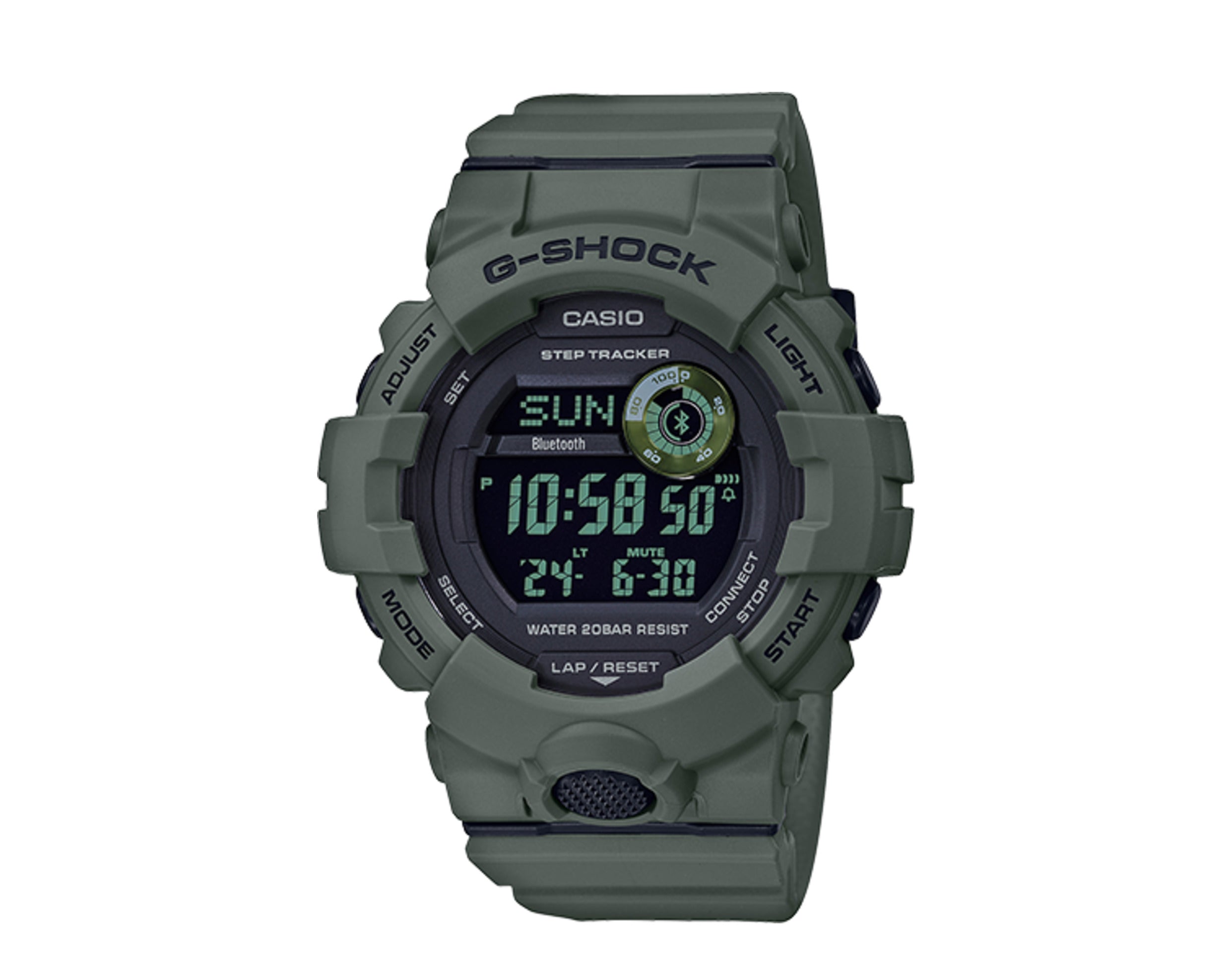 Casio G-Shock GBD800 Digital Resin Bluetooth Men's Watch