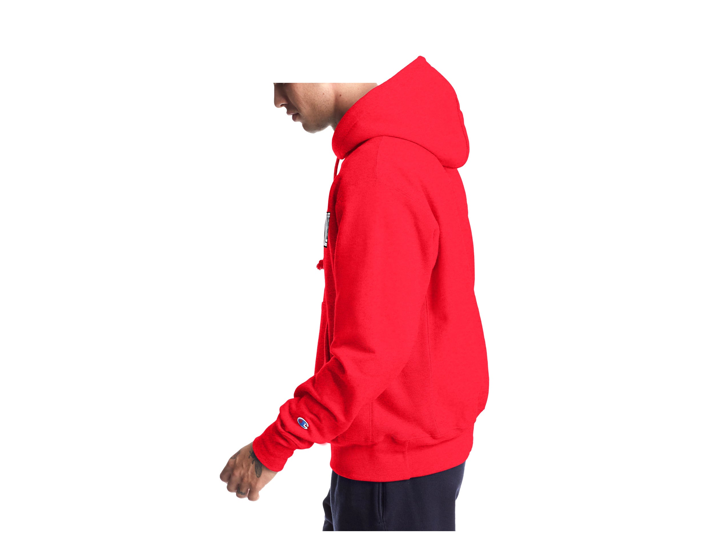 Champion C-Life Reverse Weave 3-D Logo Pull-Over Men's Hoodie