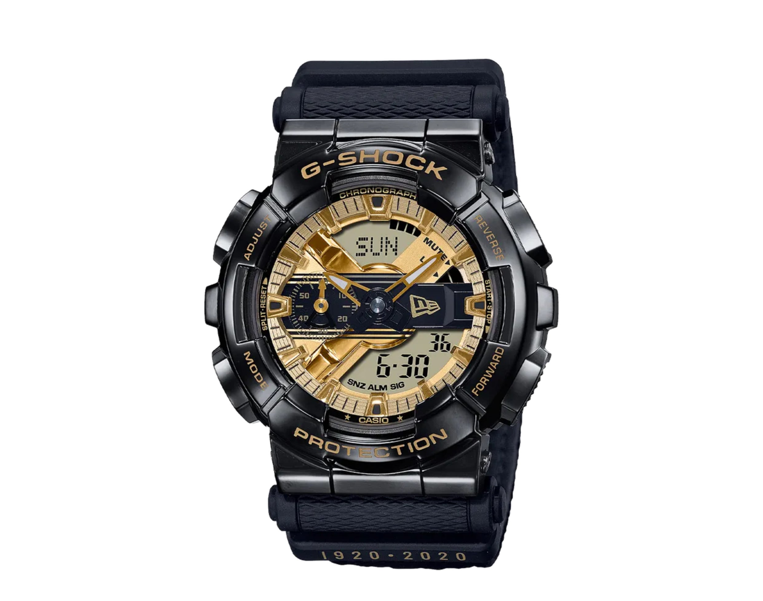 Casio G-Shock GM110NE New Era x G-Shock Analog-Digital Metal-Resin Watch