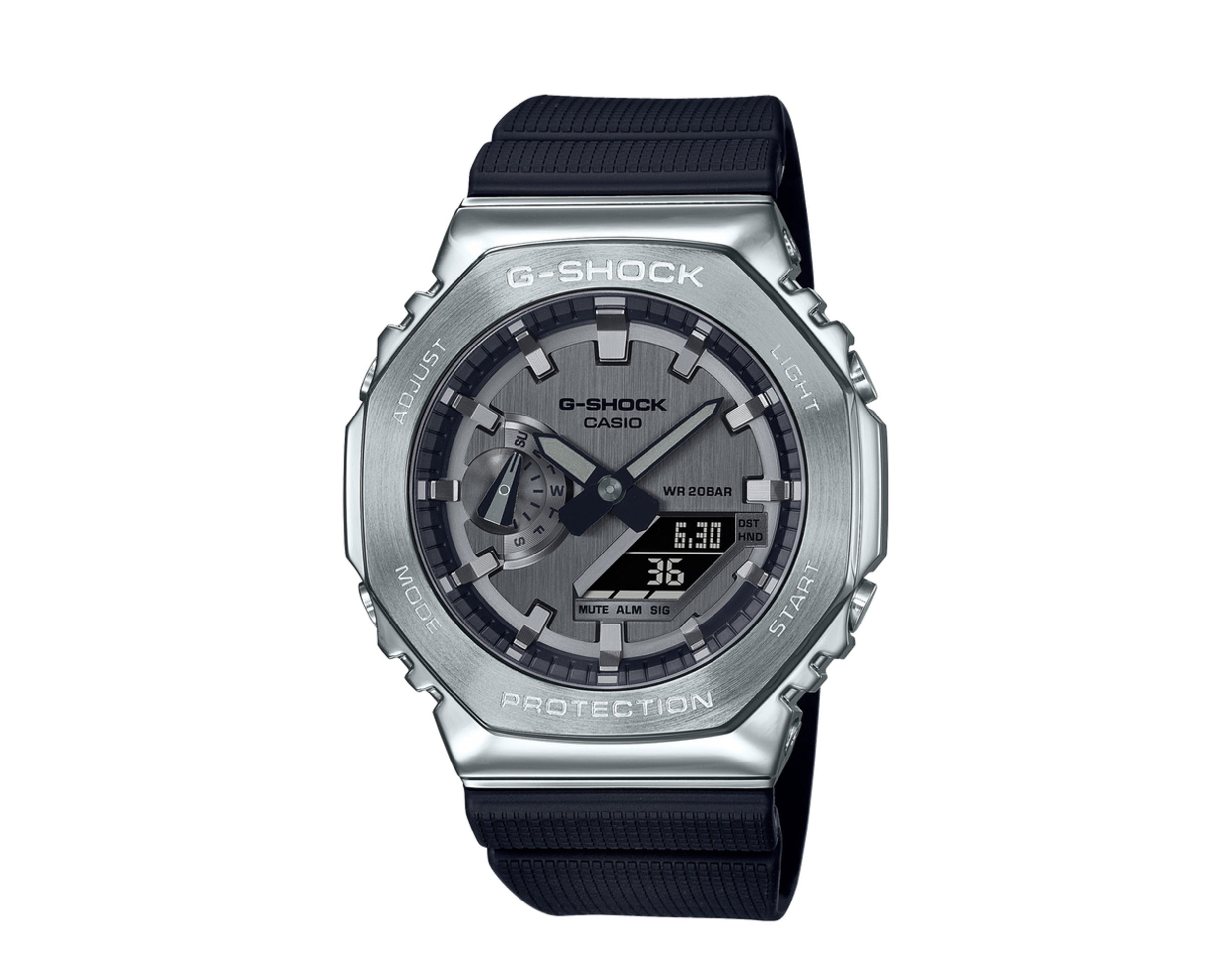 Casio G-Shock GM2100 Analog-Digital Metal and Resin Watch