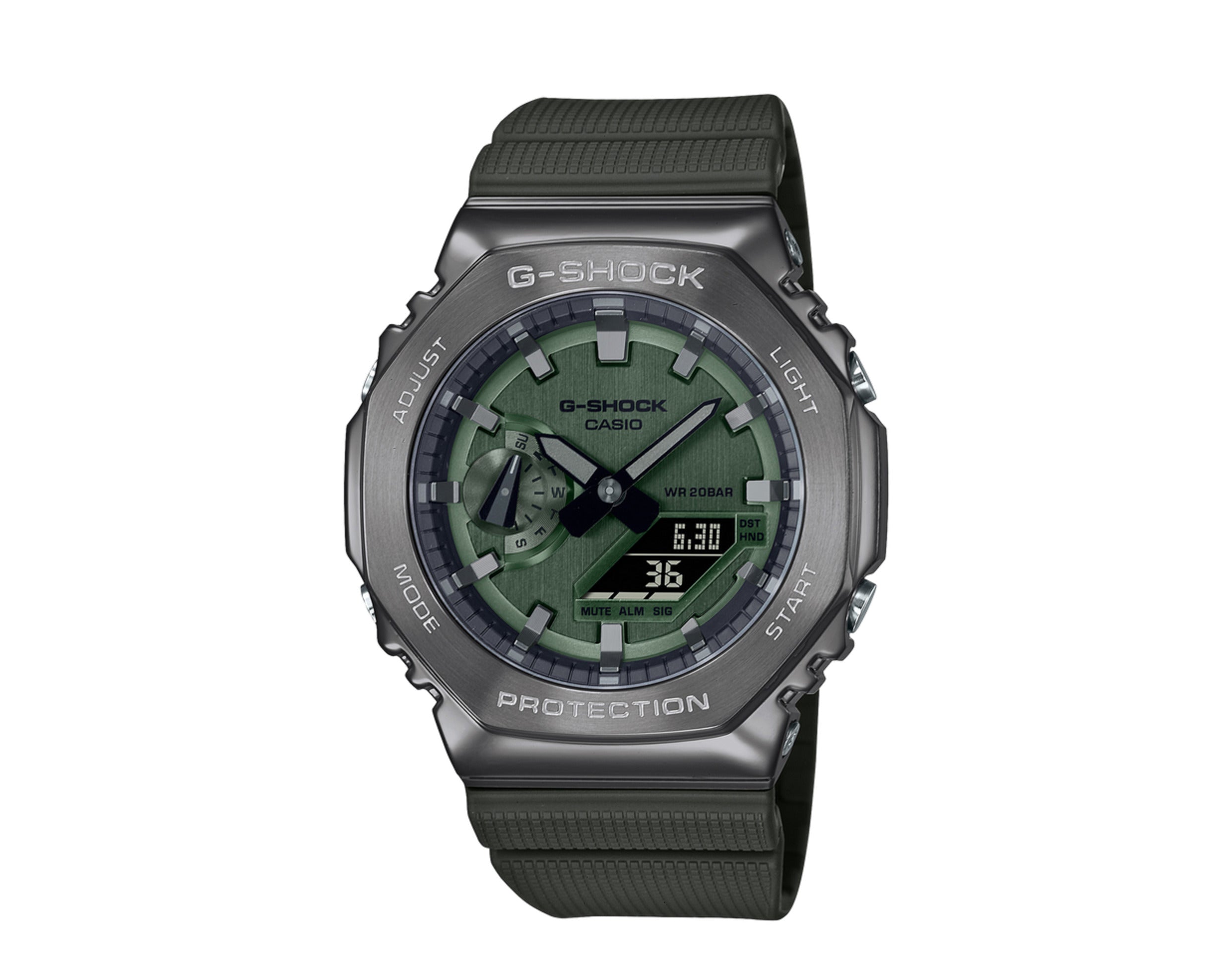 Casio G-Shock GM2100B Analog-Digital Metal and Resin Watch