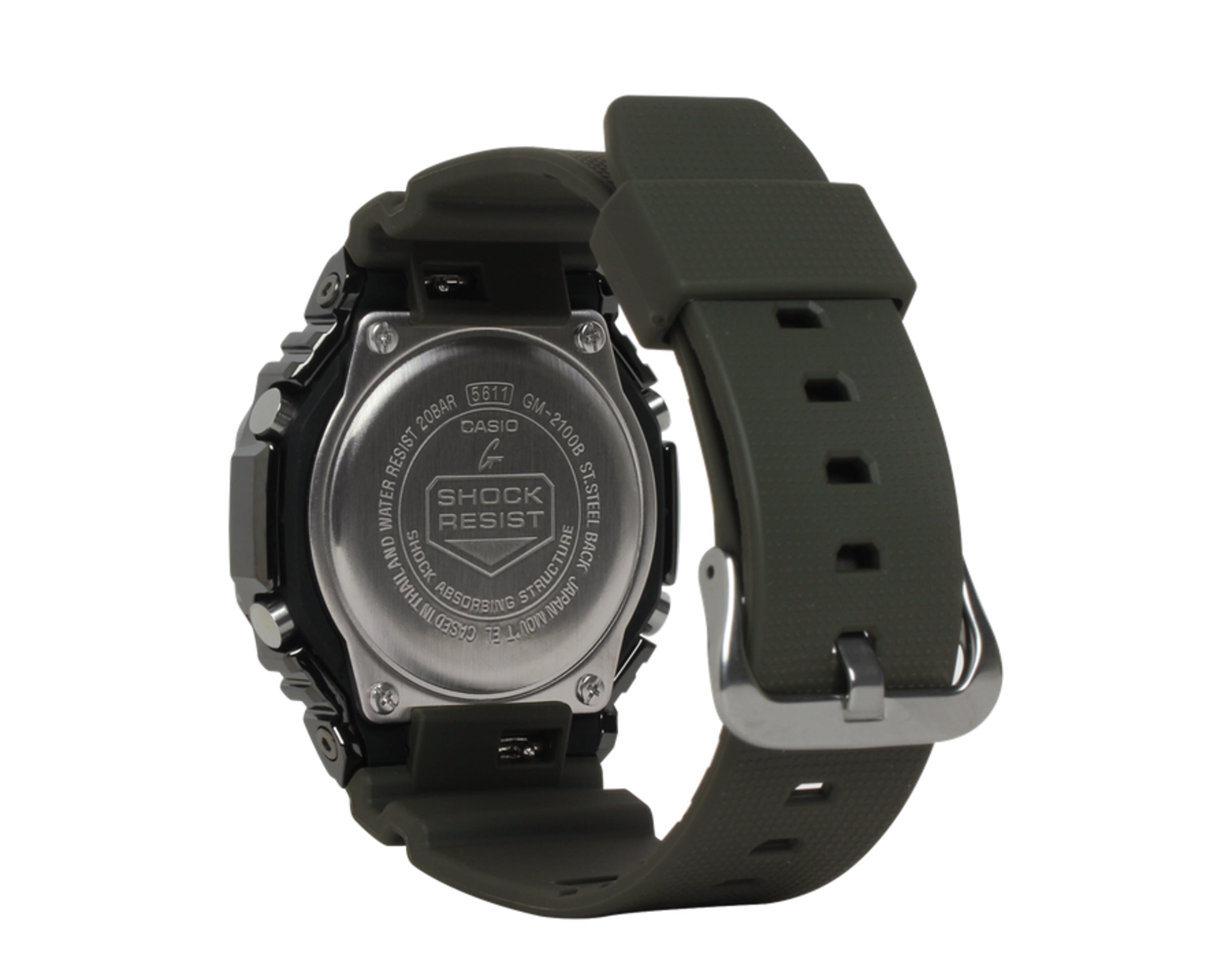 Casio G-Shock GM2100B Analog-Digital Metal and Resin Watch