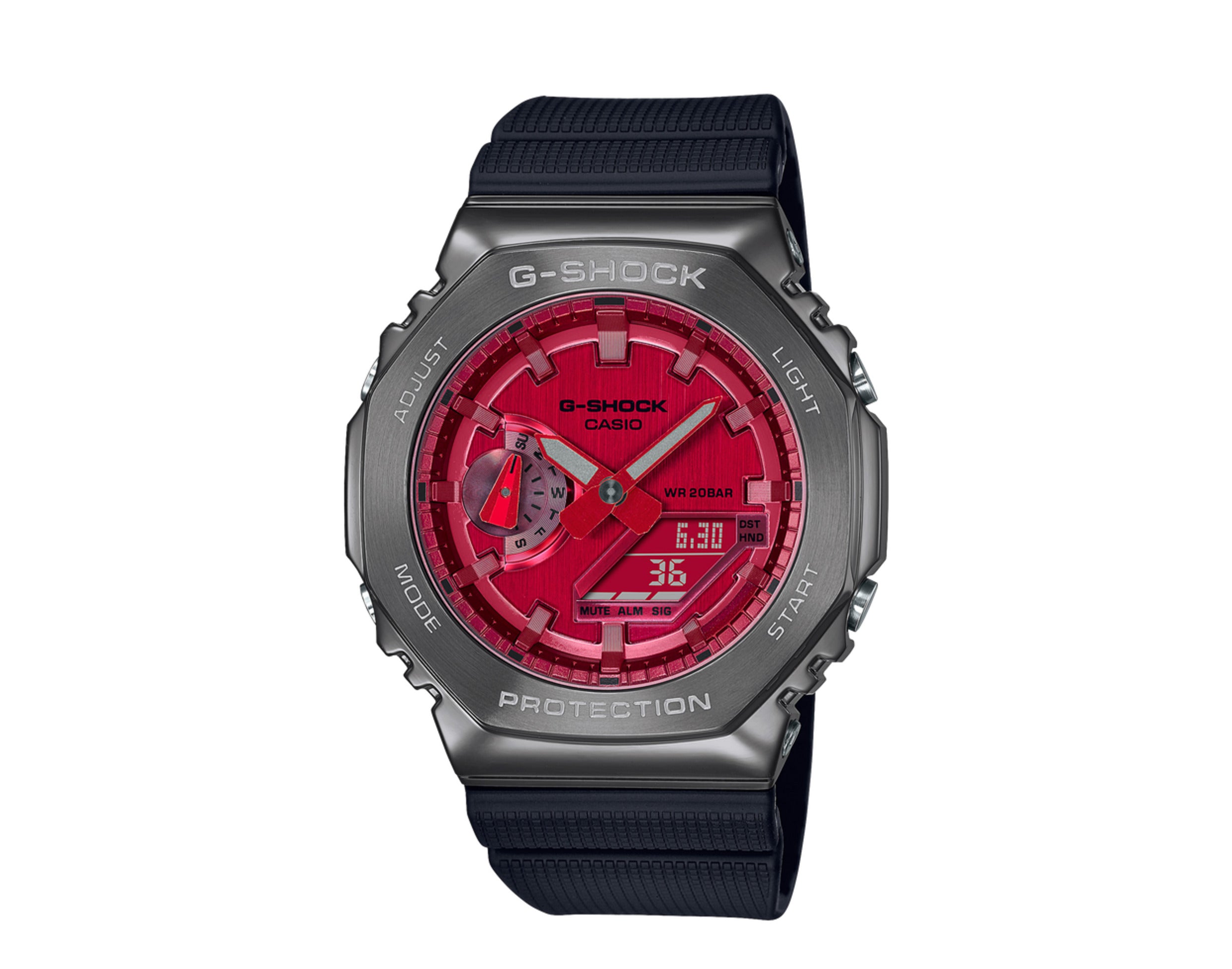 Casio G-Shock GM2100B Analog-Digital Metal and Resin Watch