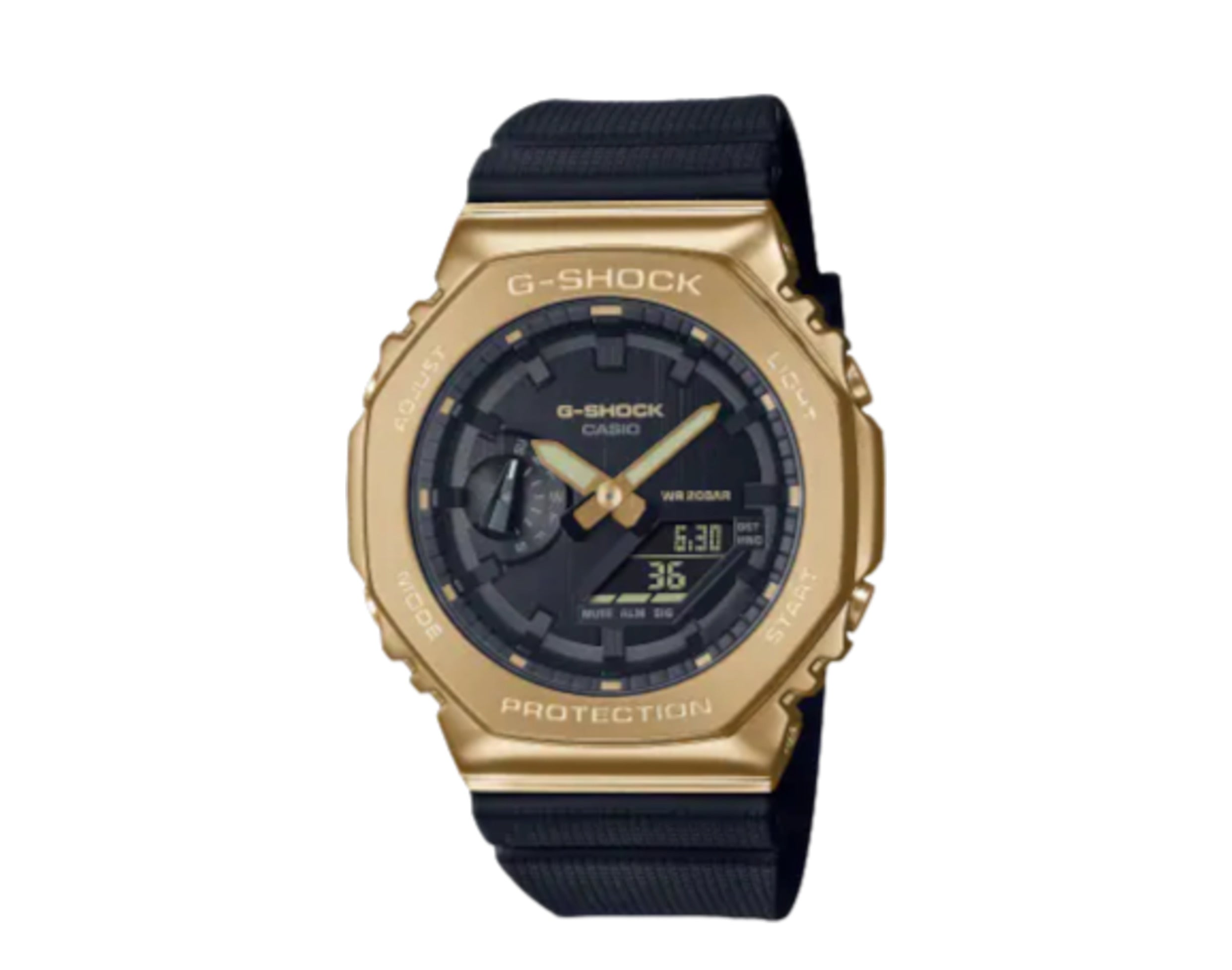 Casio G-Shock GM2100G Analog-Digital Metal and Resin Watch