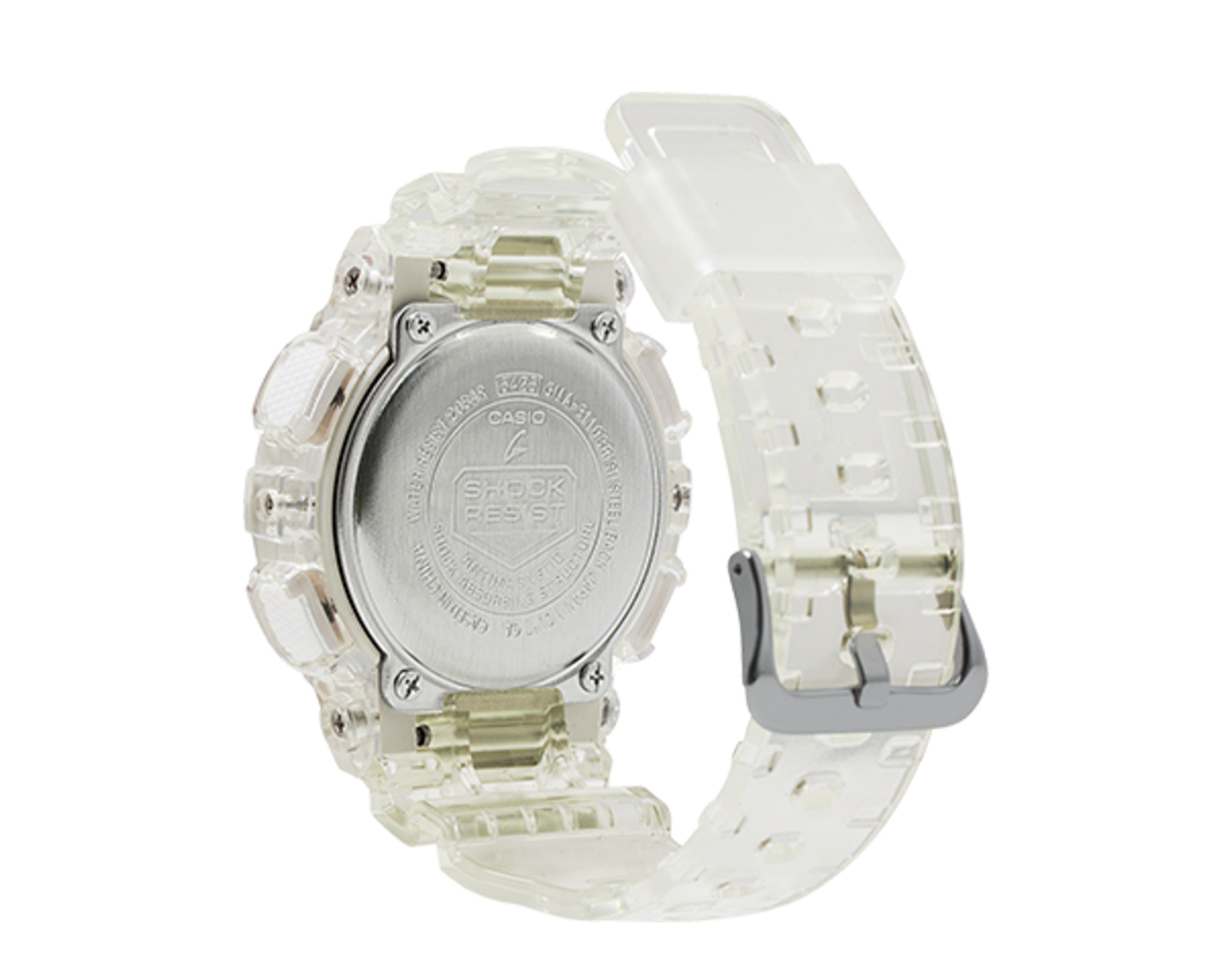 Casio G-Shock GMAS110 S Series Metallic Face Analog Digital Skeleton Resin Women's Watch