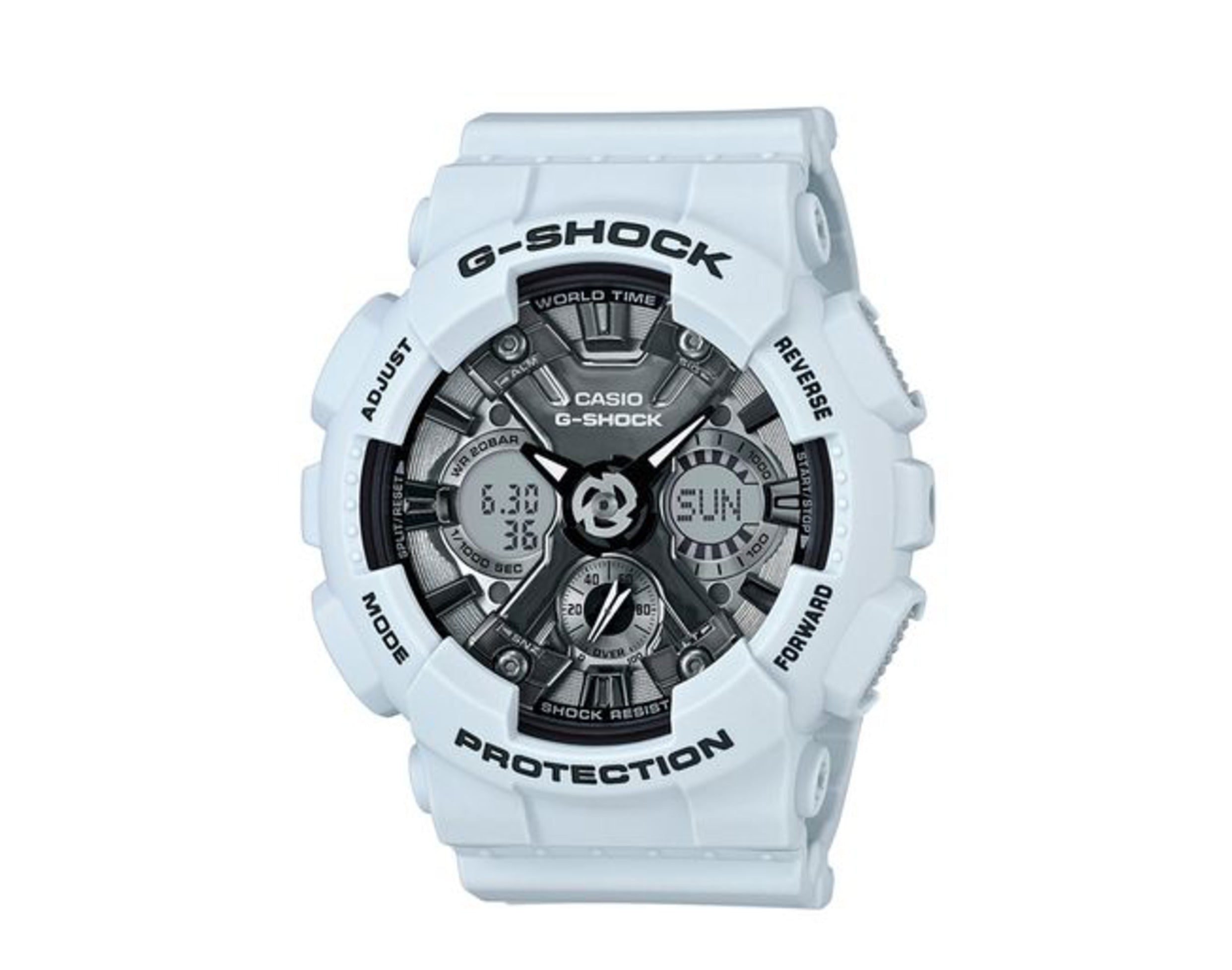 Casio G-Shock GMAS120MF S Series Metalic Face Analog Digital Resin Women's Watch