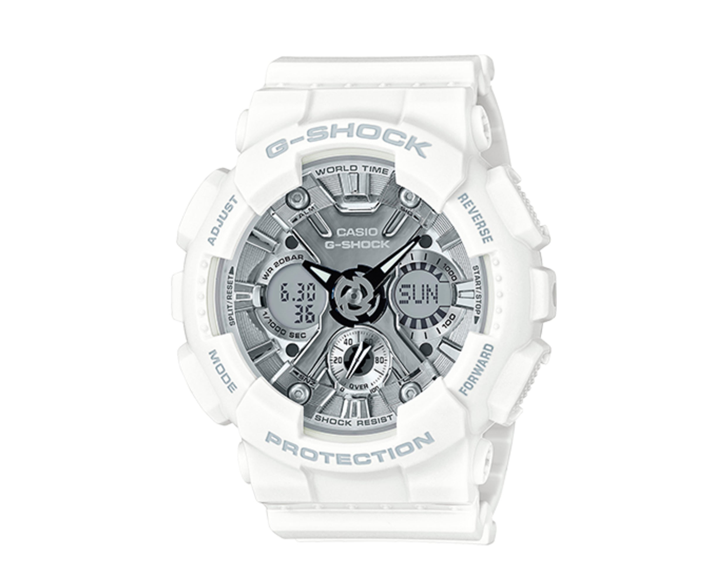 Casio G-Shock GMAS120MF S Series Metalic Face Analog Digital Resin Women's Watch