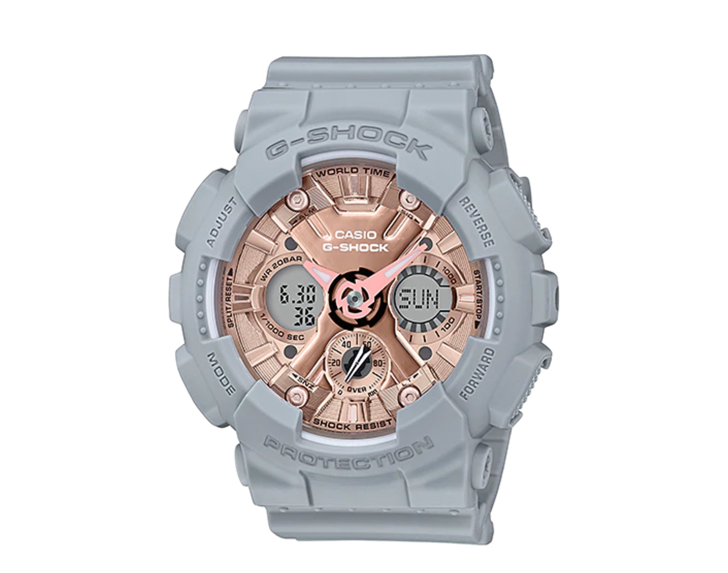 Casio G-Shock GMAS120MF S Series Metalic Face Analog Digital Resin Women's Watch