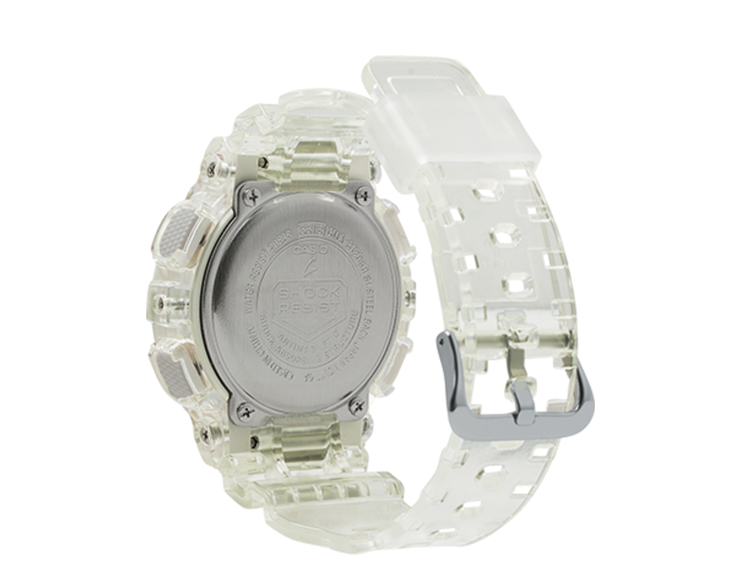 Casio G-Shock GMAS120 S Series Metallic Face Analog Digital Skeleton Resin Women's Watch