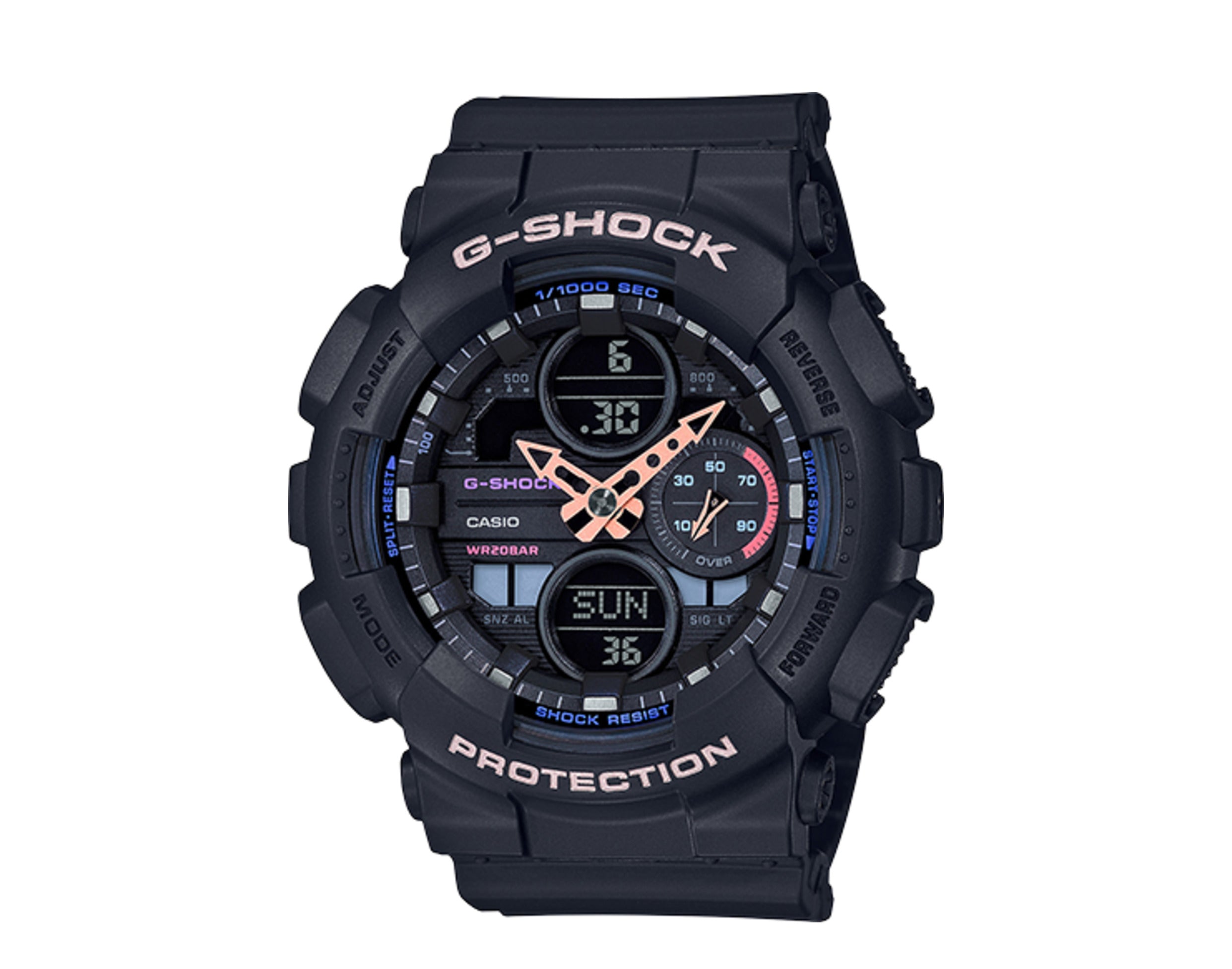 Casio G-Shock GMAS140 S Series Analog-Digital Resin Women's Watch