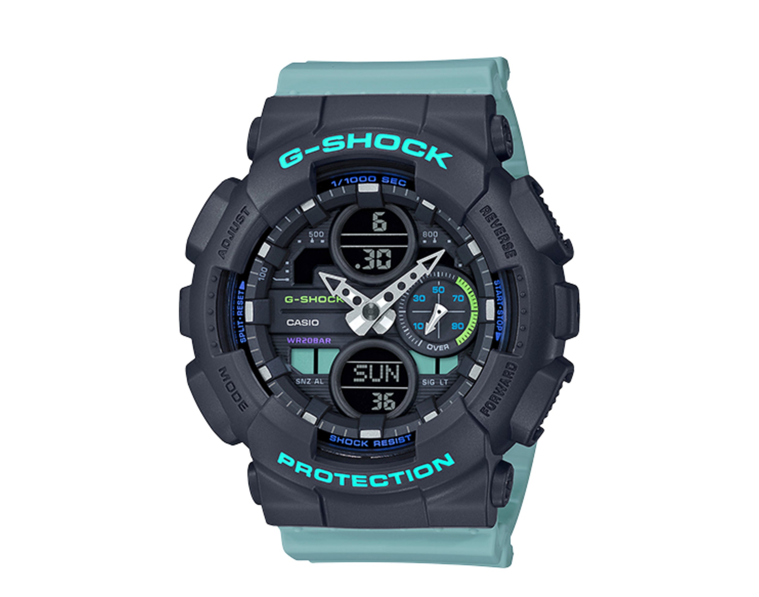 Casio G-Shock GMAS140 S Series Analog-Digital Resin Women's Watch