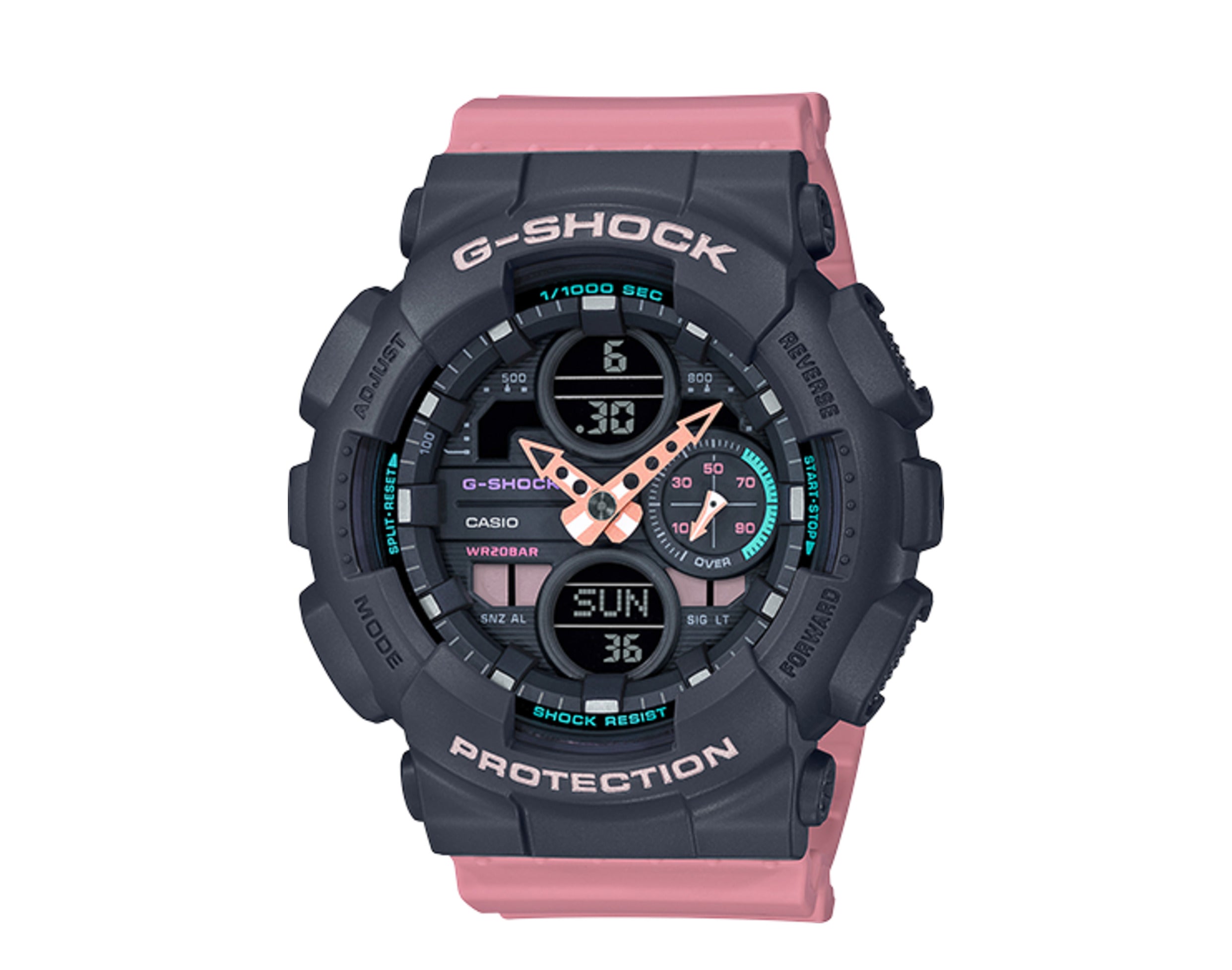 Casio G-Shock GMAS140 S Series Analog-Digital Resin Women's Watch