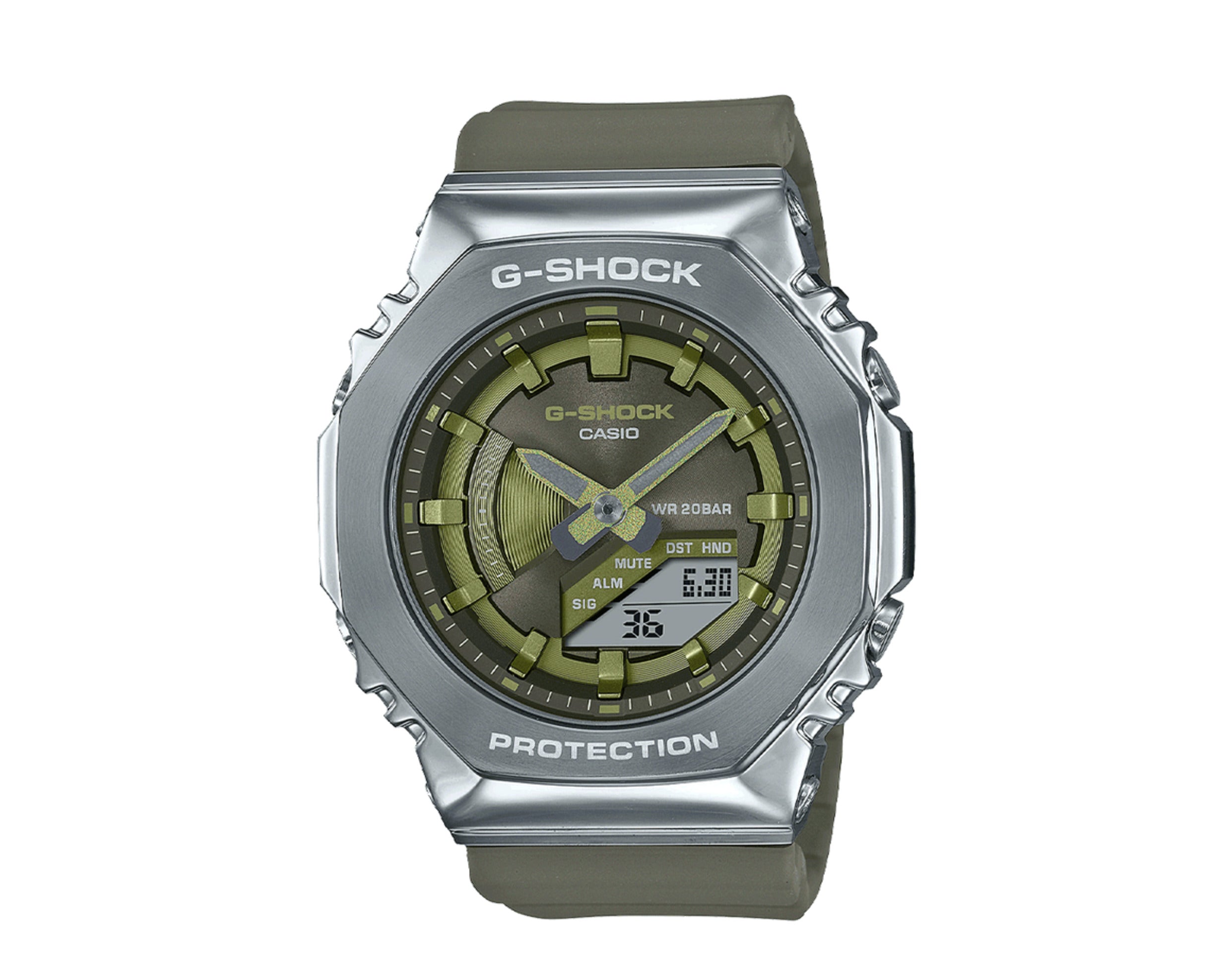 Casio G-Shock GMS2100 Analog-Digital Metal and Resin Women's Watch