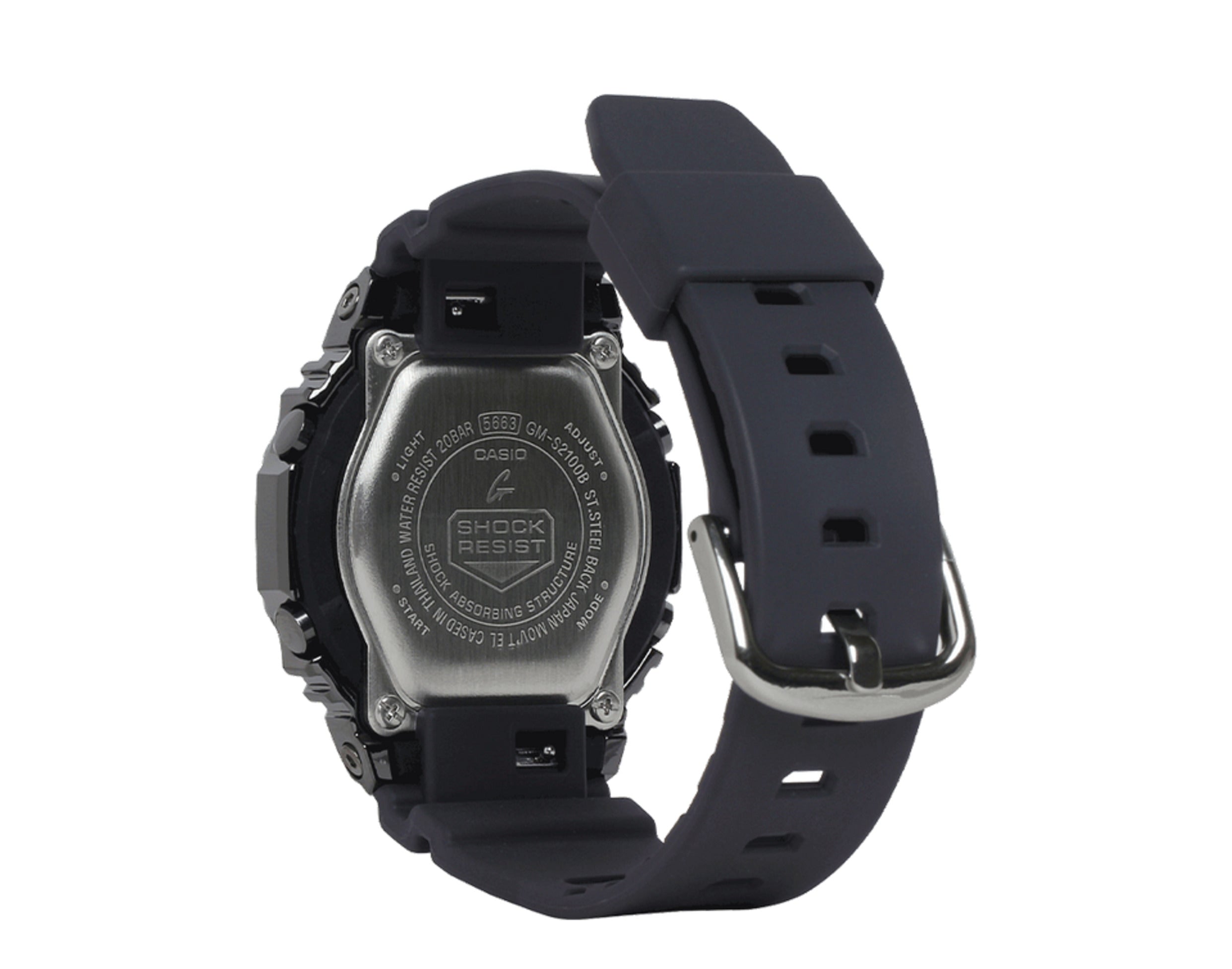 Casio G-Shock GMS2100B Analog-Digital Metal and Resin Women's Watch