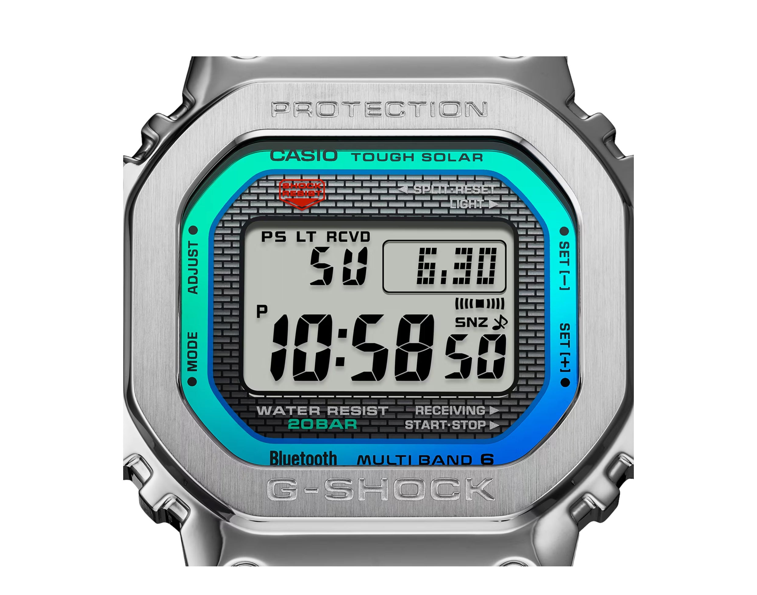 Casio Digital Stainless Steel Alarm Chrono Dual Time A178WA-1ADF A178WA-1A  Men's Watch - ZetaWatches