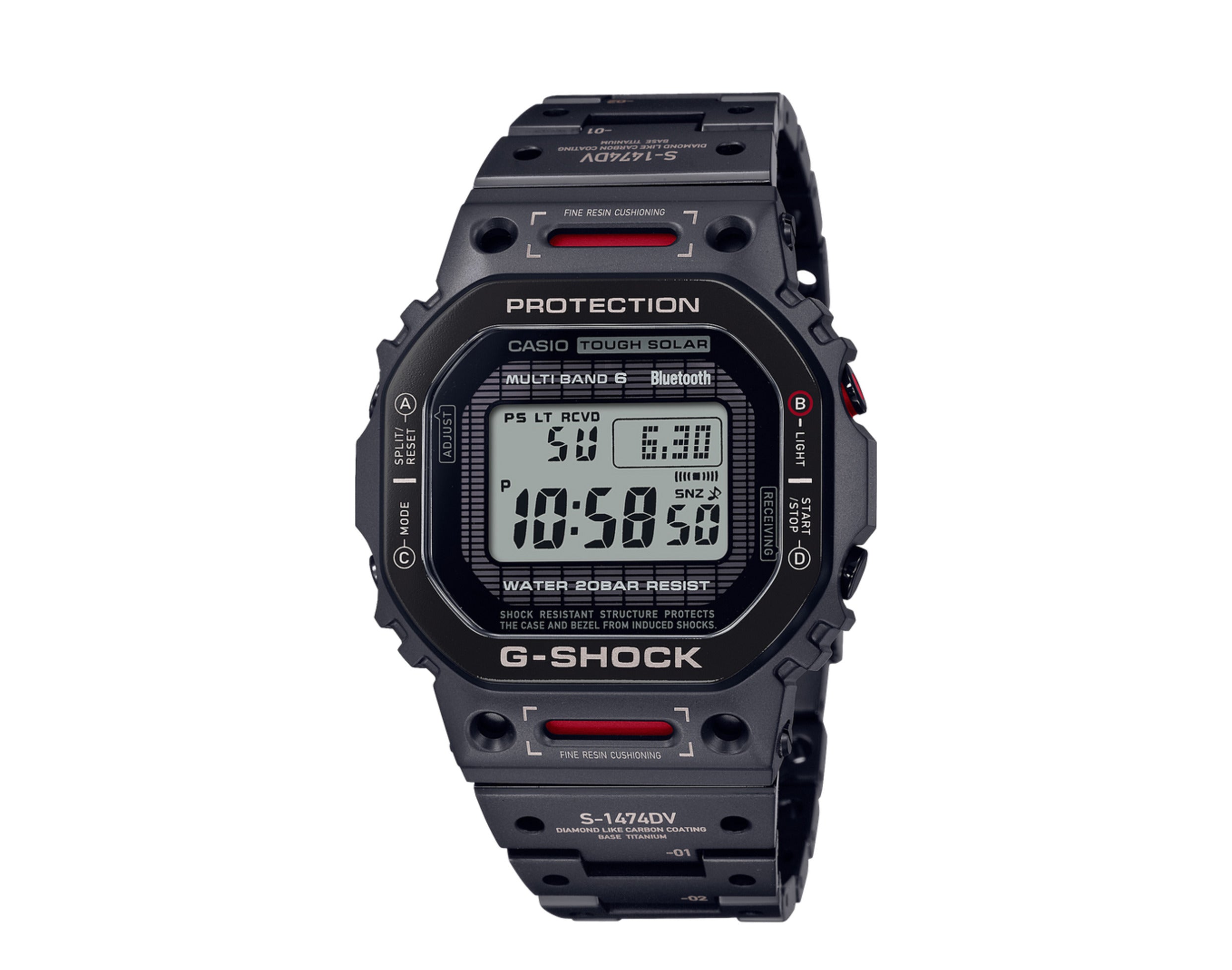 Casio G-Shock GMWB5000TVA Digital Titanium Full Metal Men's Watch