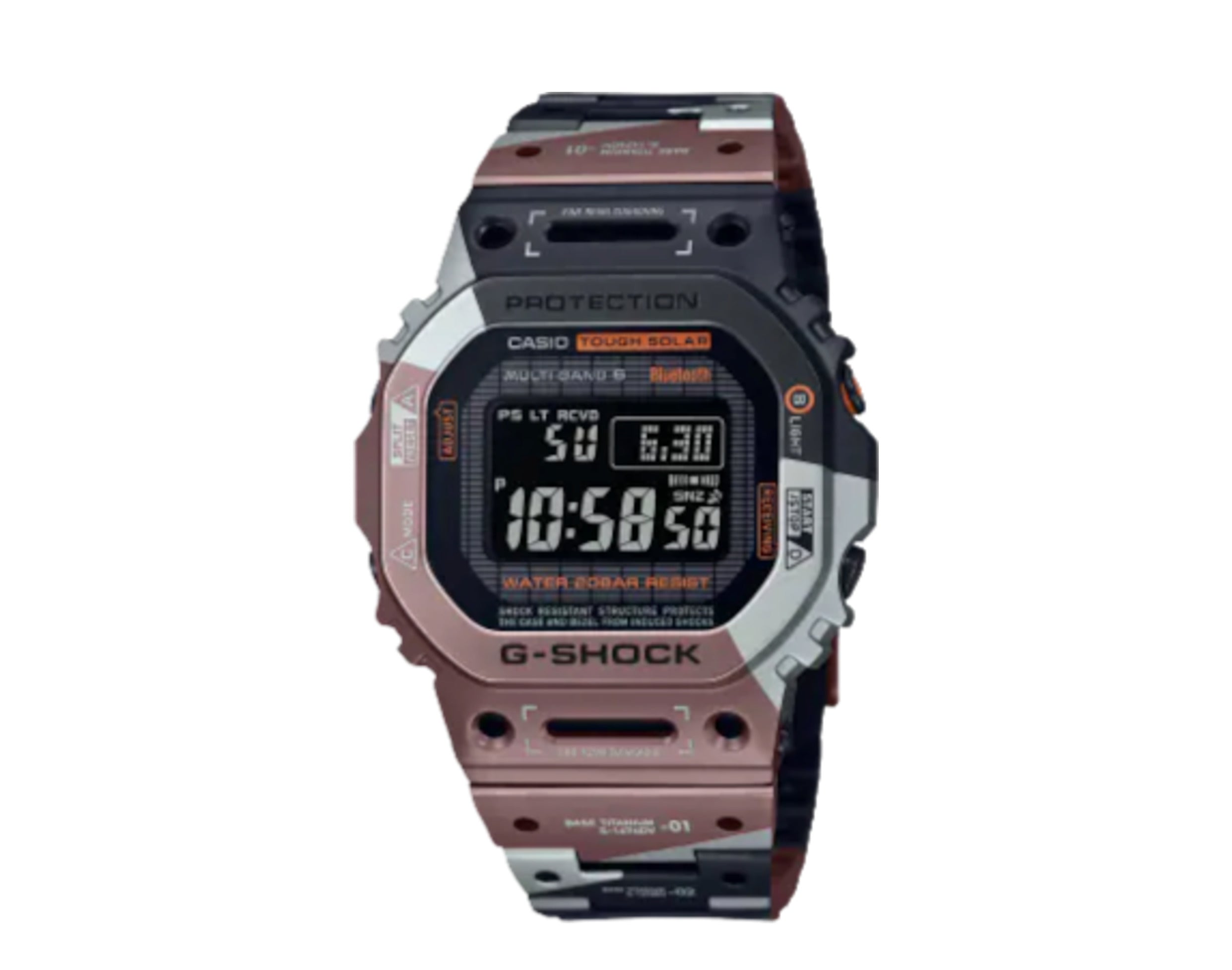 Casio G-Shock GMWB5000TVB Digital Titanium Full Metal Men's Watch