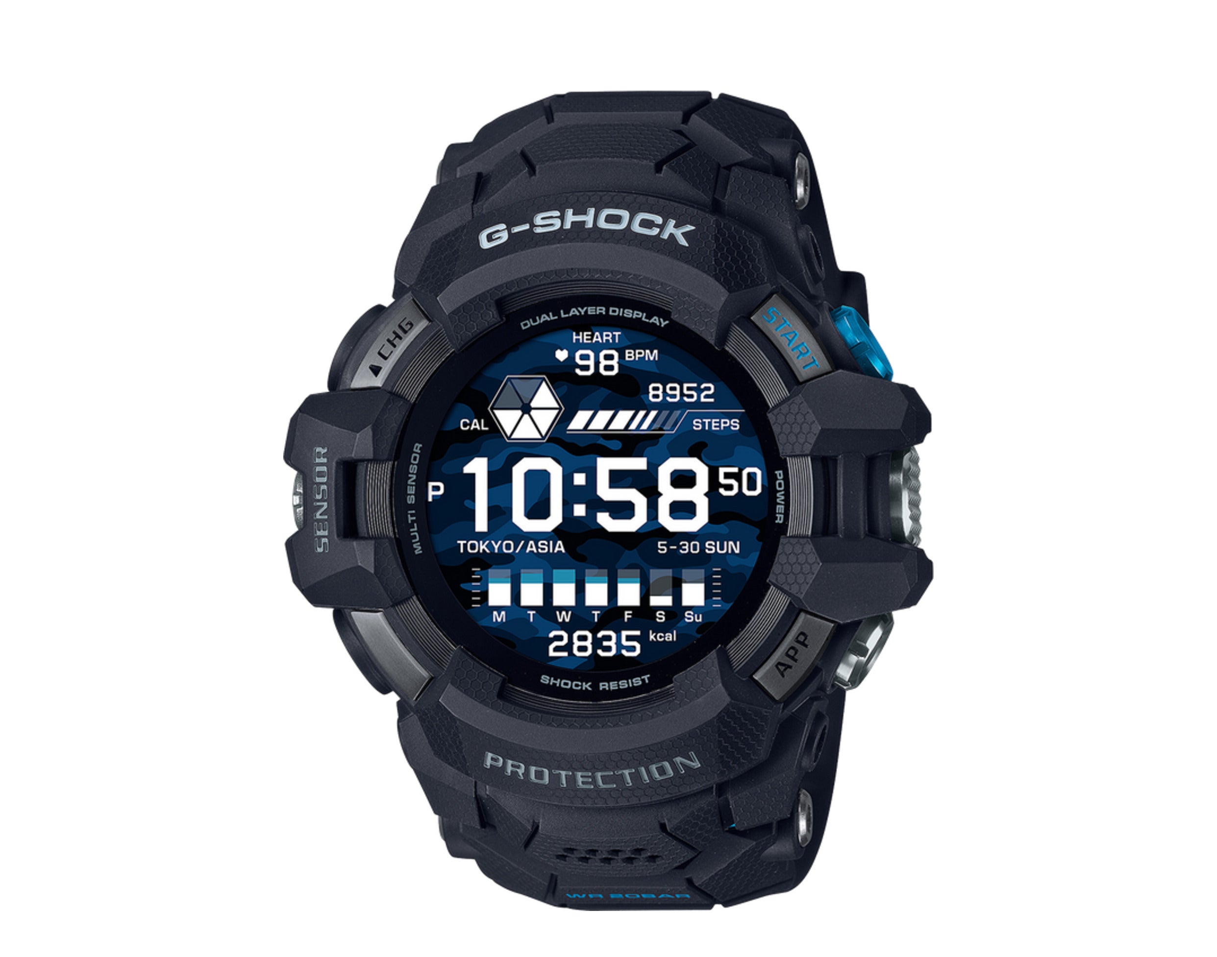 Casio G-Shock GSWH1000 Digital Multi-Sport Smartwatch