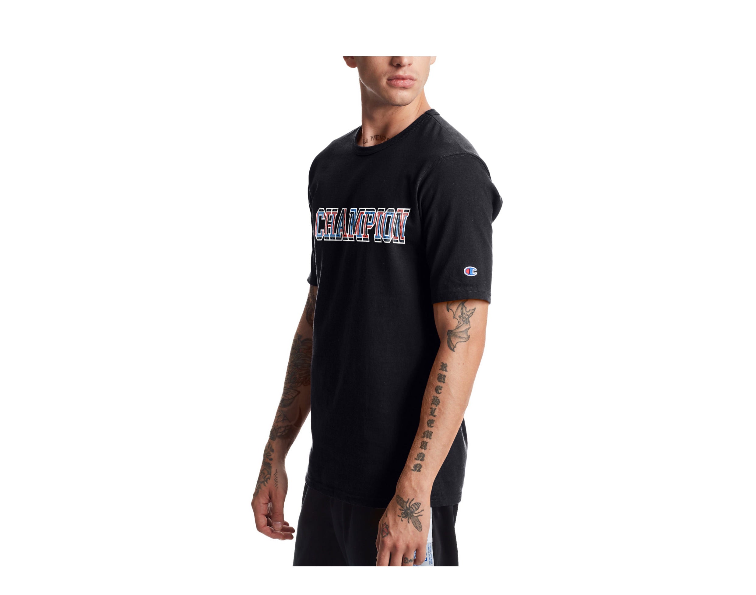 Champion C-Life Heritage 3-D Logo Short Sleeve Men's Tee Shirt