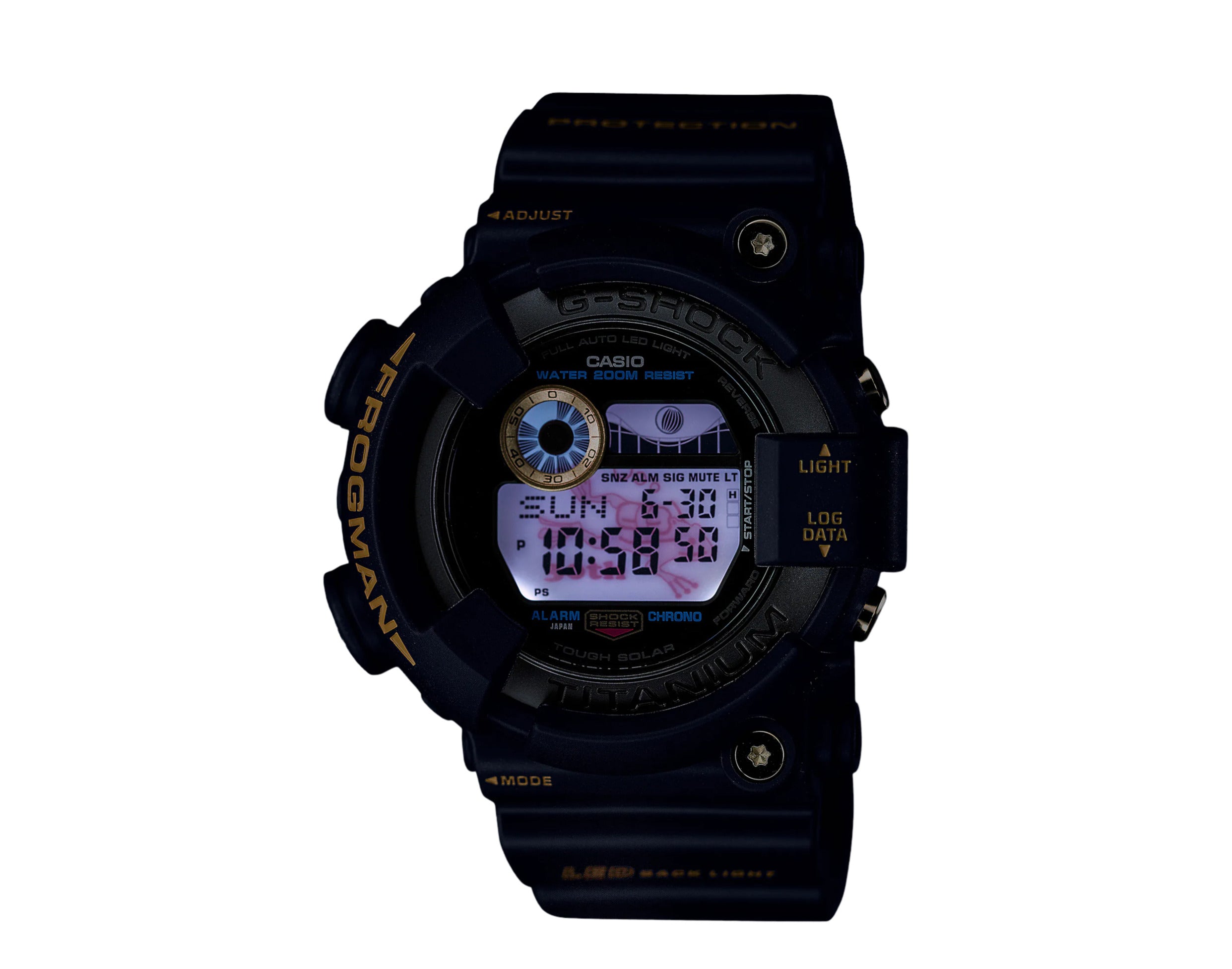 Casio G-Shock GWFD1000B FrogMan Master Of G Digital Resin Watch