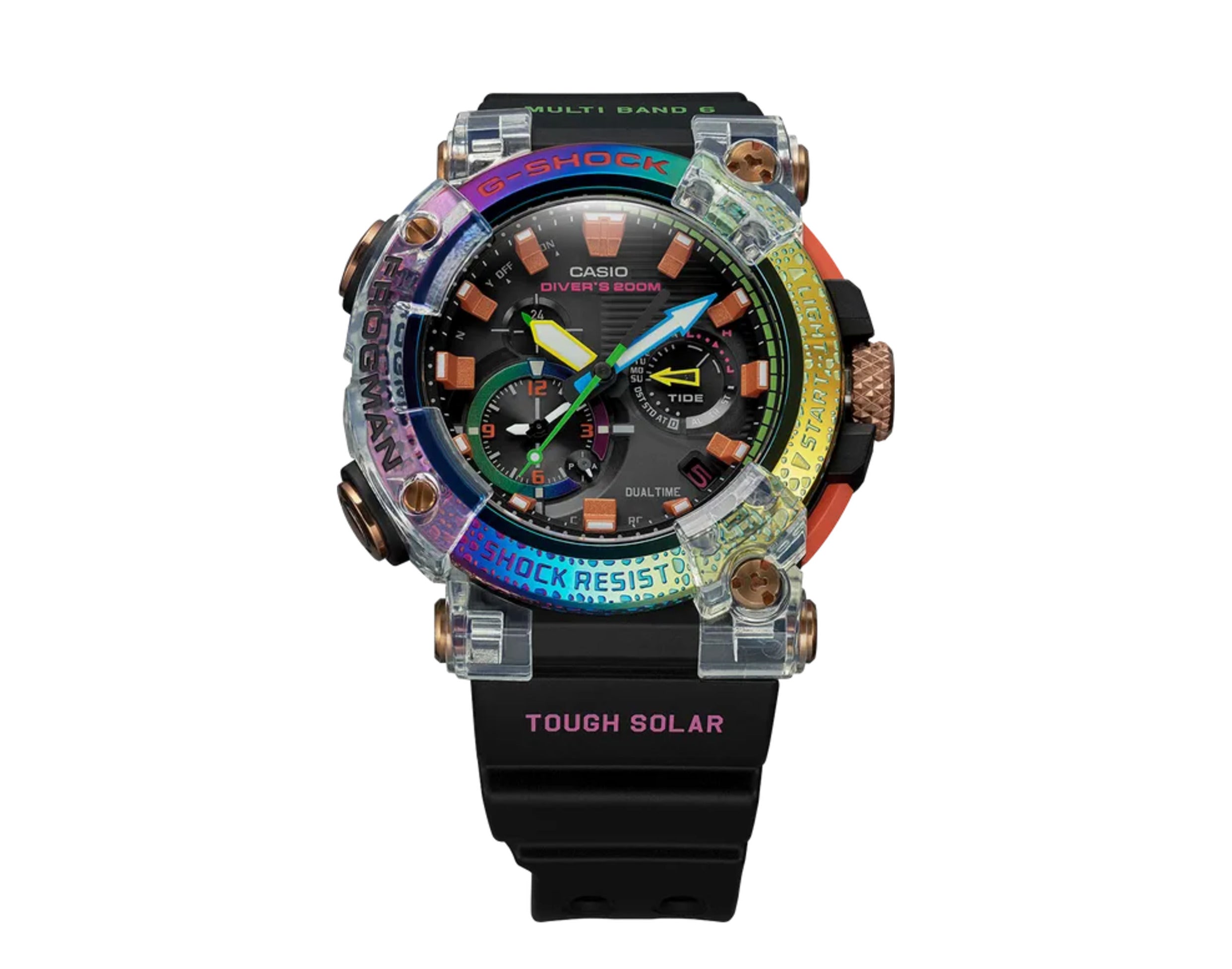 CASIO G-SHOCK FROGMAN GWF-A1000BRT-1AJR ボルネオ レインボー トード フロッグマン Gショック ボルネオ虹蛙( FROGMAN)｜売買されたオークション情報、yahooの商品情報をアーカイブ公開 - オークファン G-SHOCK